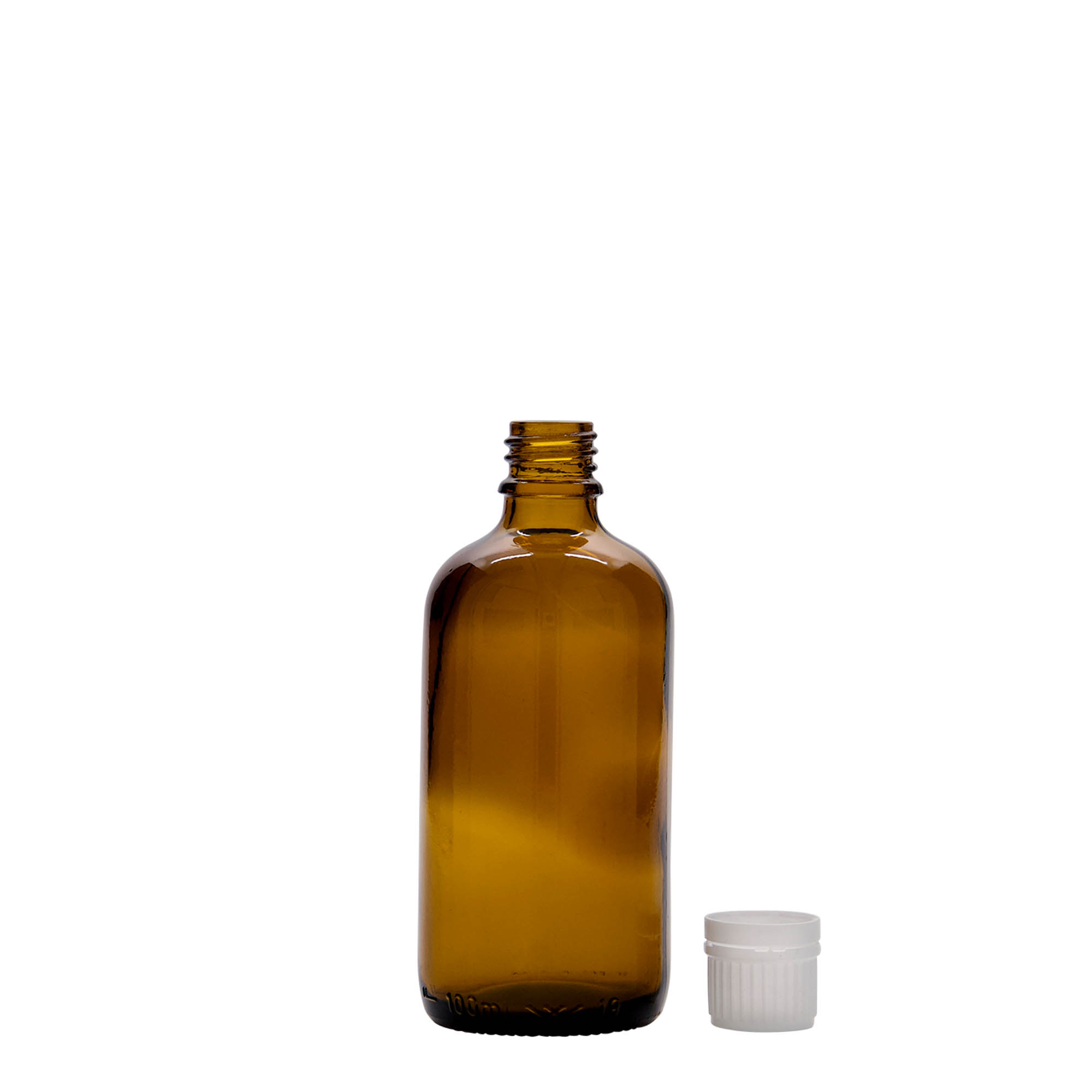 100 ml frasco medicinal, vidrio, marrón, boca: DIN 18 100 ml frasco medicinal, vidrio, marrón, boca: DIN 18