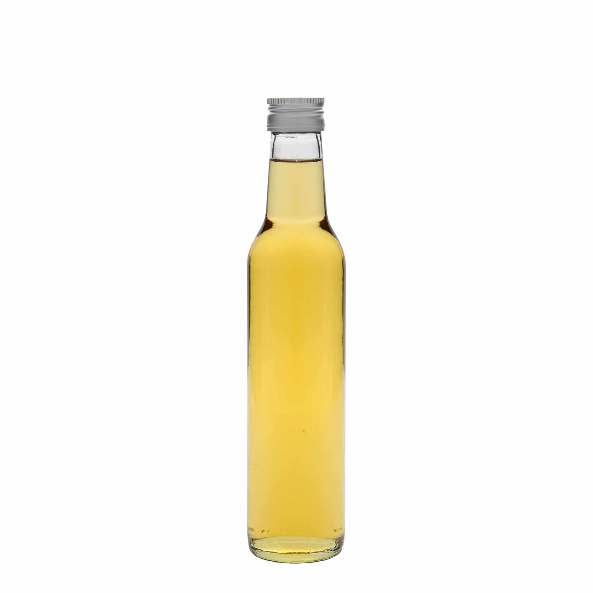 Botella de vidrio 'Cilindrica' de 250 ml, boca: PP 28