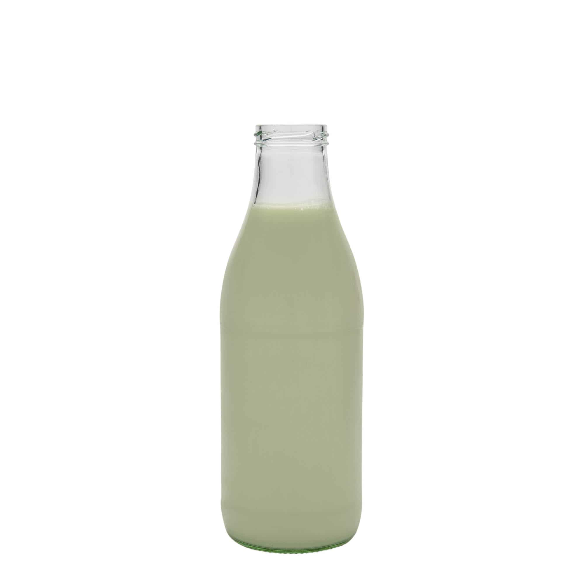 Botella de cuello ancho 'Lorenzo' de 1000 ml, boca: Twist-Off (TO 48)