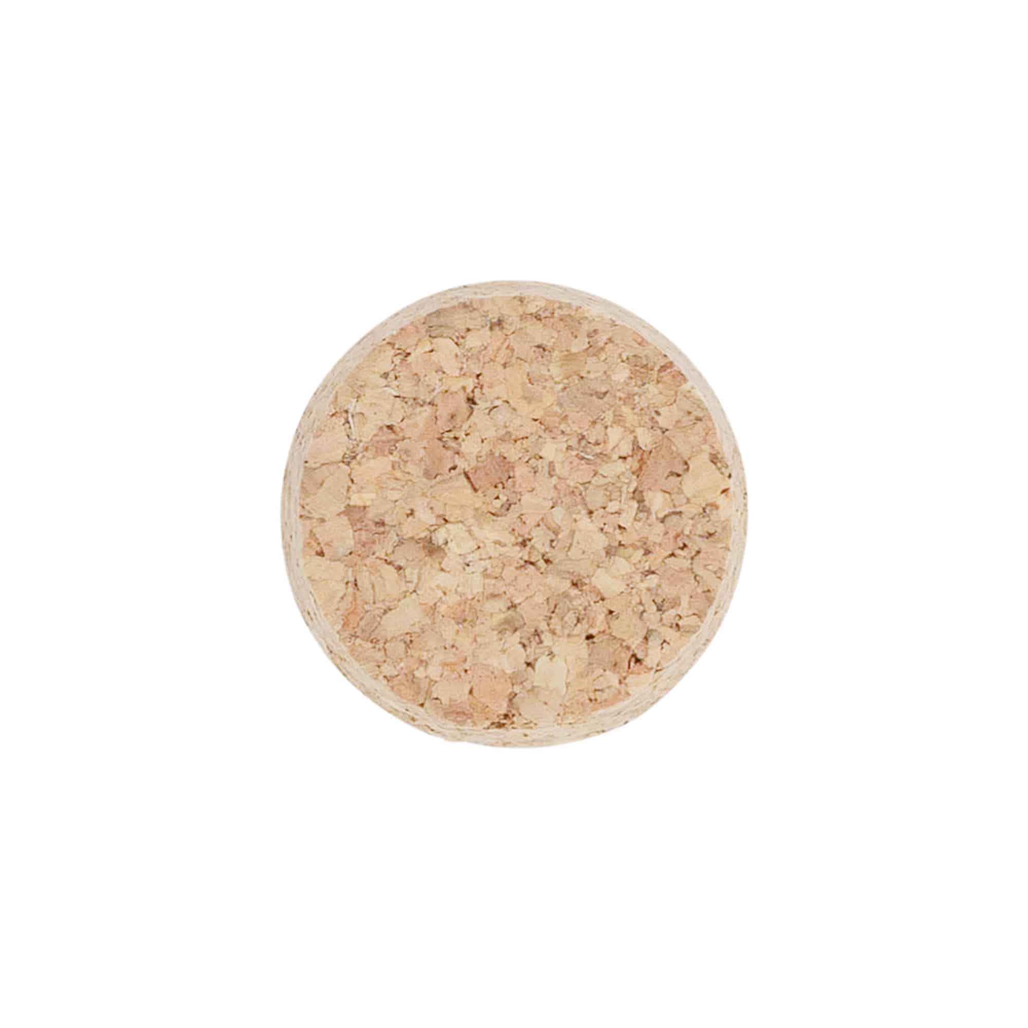 Tapón cónico 38-42 x 27, corcho prensado, beige, para boca: corcho