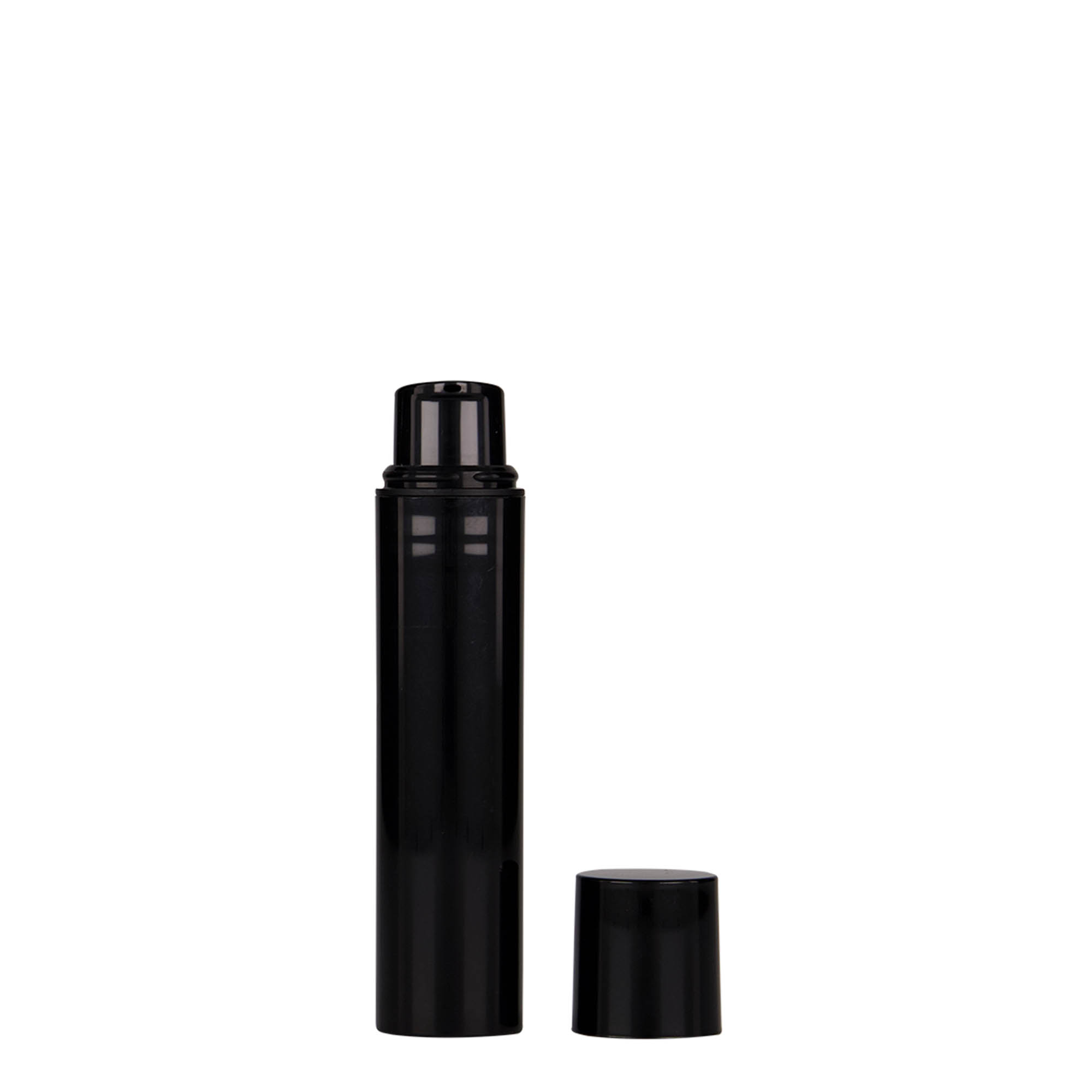 Dispensador Airless de 15 ml 'Nano', plástico PP, negro