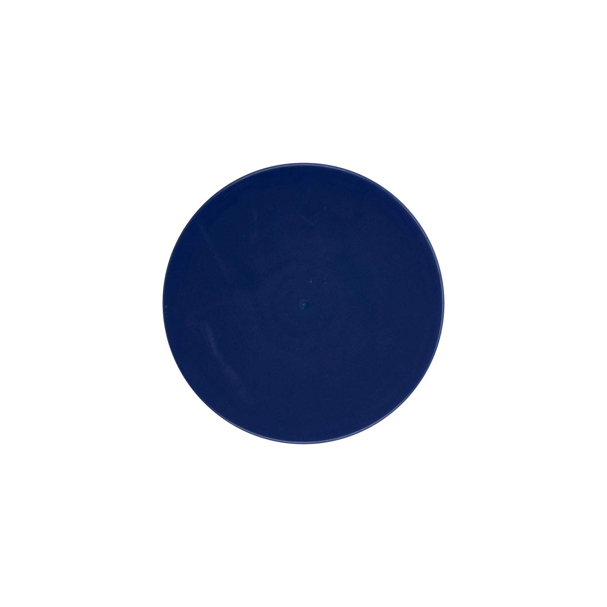 Tapa encajable para maceta cerámica estándar, plástico HDPE, azul
