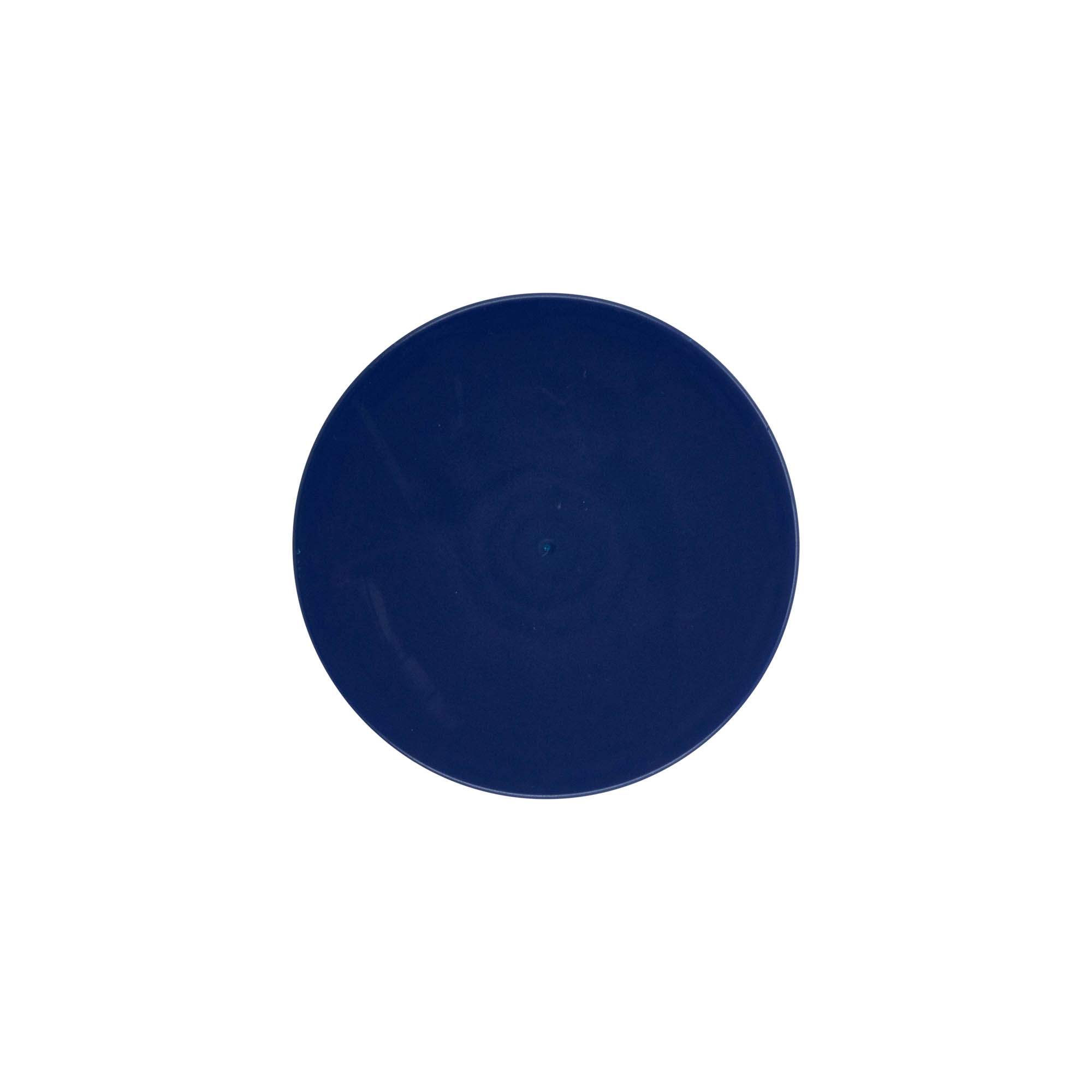 Tapa encajable para maceta cerámica estándar, plástico HDPE, azul