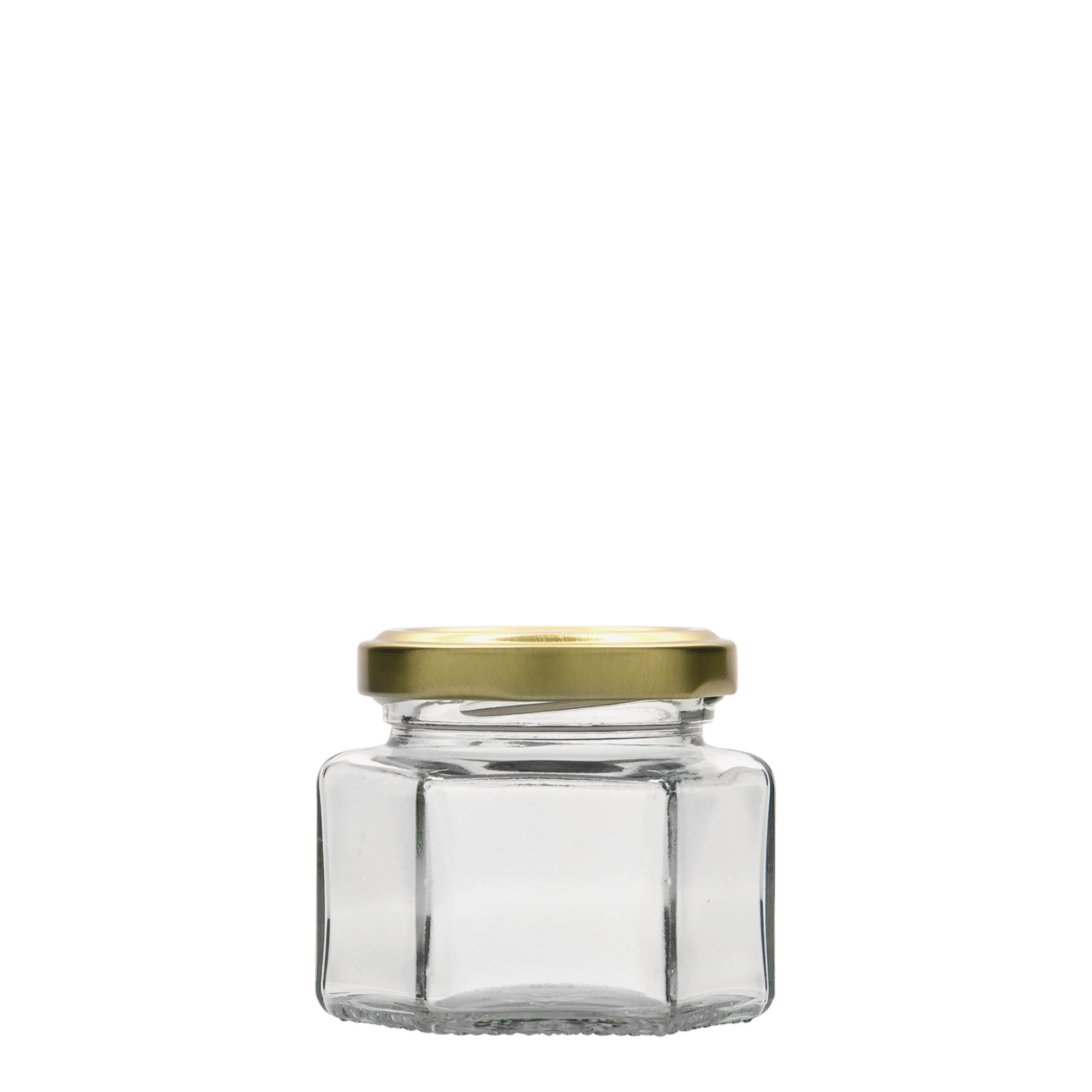 106 ml frasco hexagonal, boca: Twist-Off (TO 53) 106 ml frasco hexagonal, boca: Twist-Off (TO 53)
