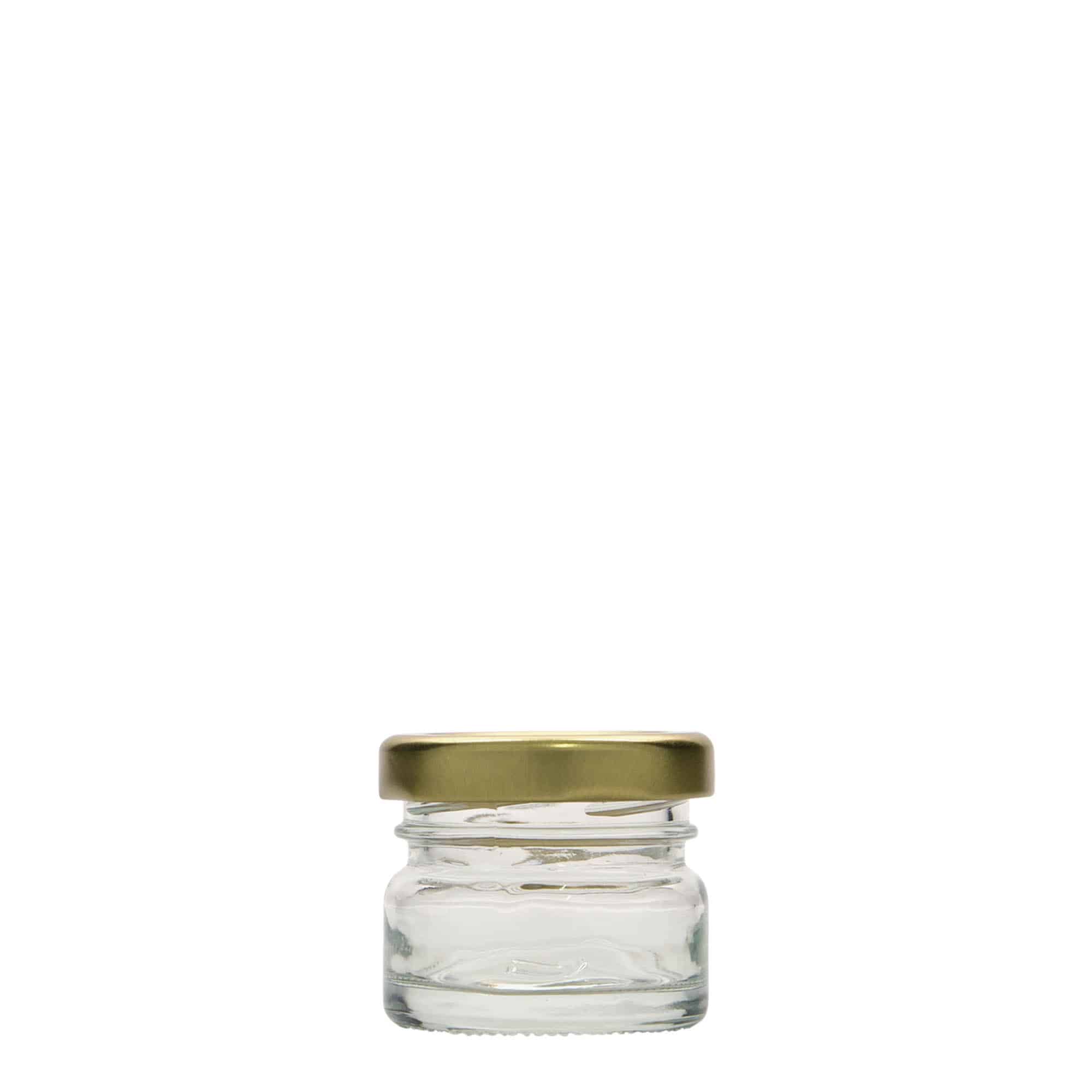 Tarro redondo plano de 30 ml, boca: Twist-Off (TO 43)