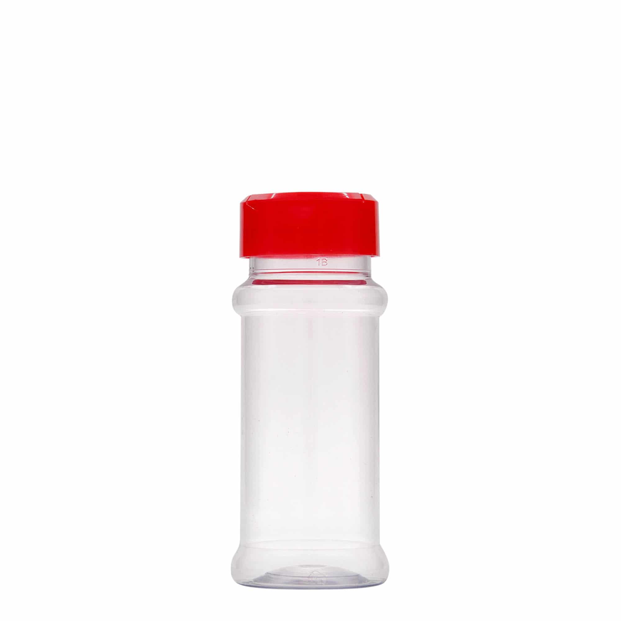 Bote de especias de PET de 100 ml, plástico, boca: GPI 38/400