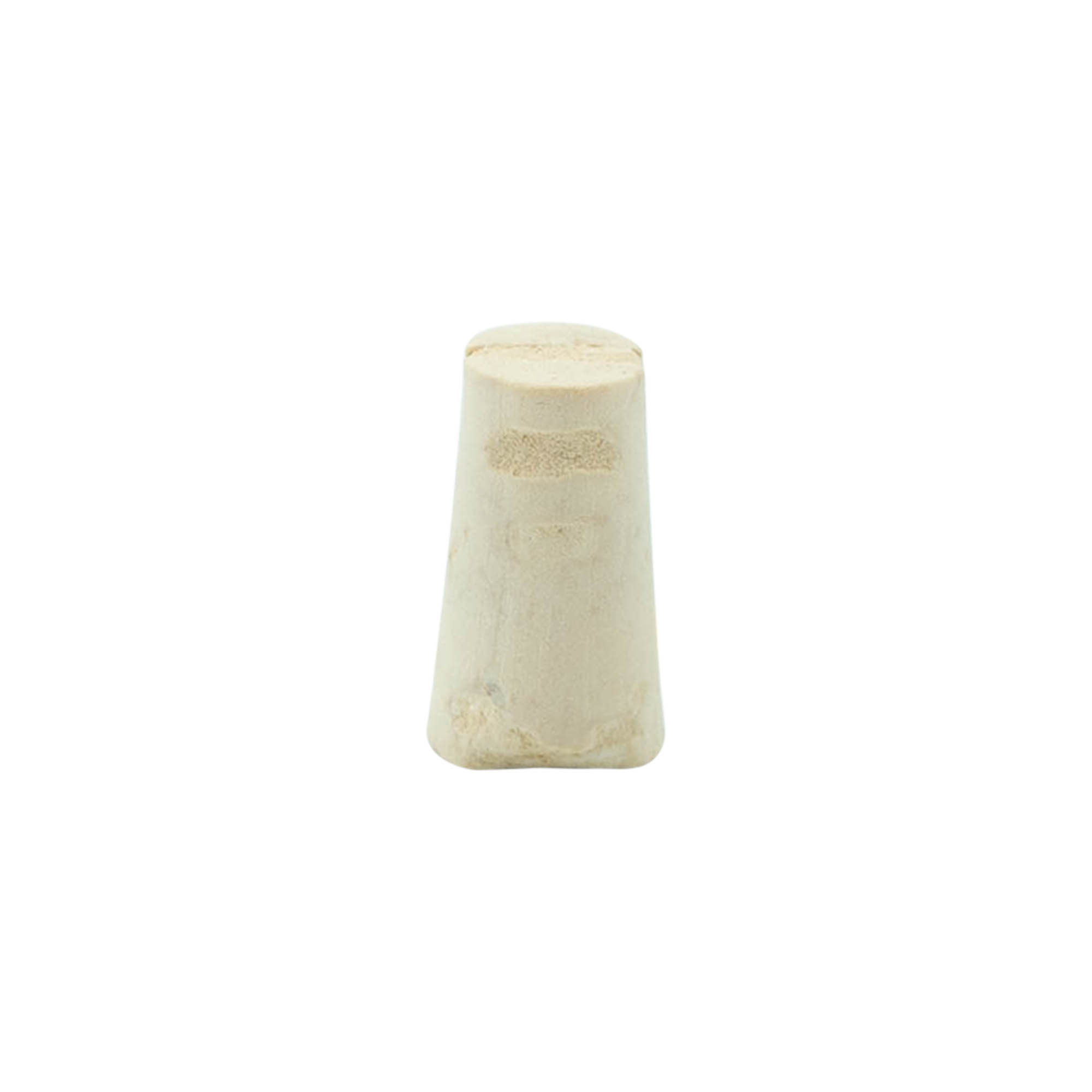 Tapón cónico 9-12 x 22, corcho natural, blanqueado, para boca: corcho