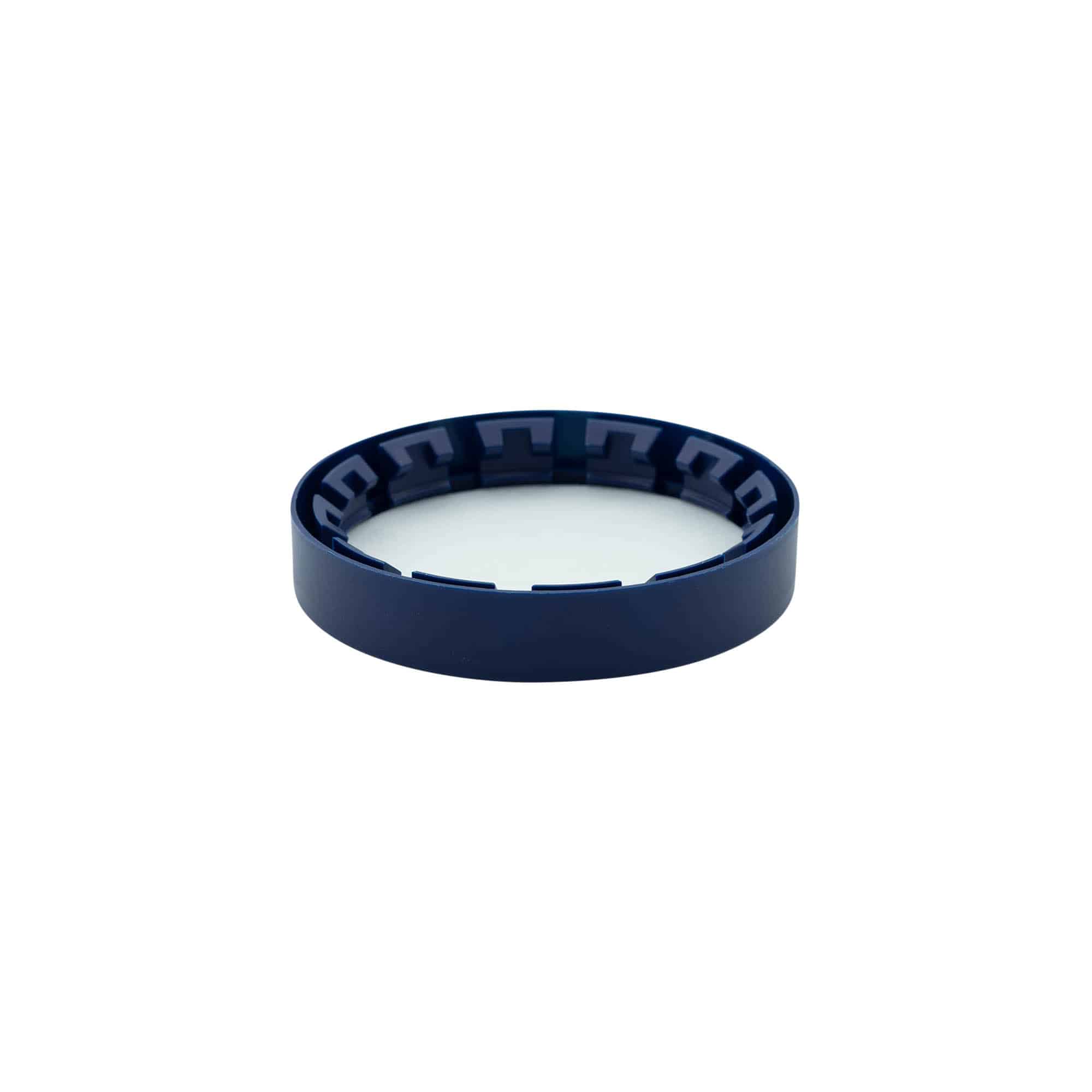 Tapa encajable para maceta cerámica estándar, plástico HDPE, azul