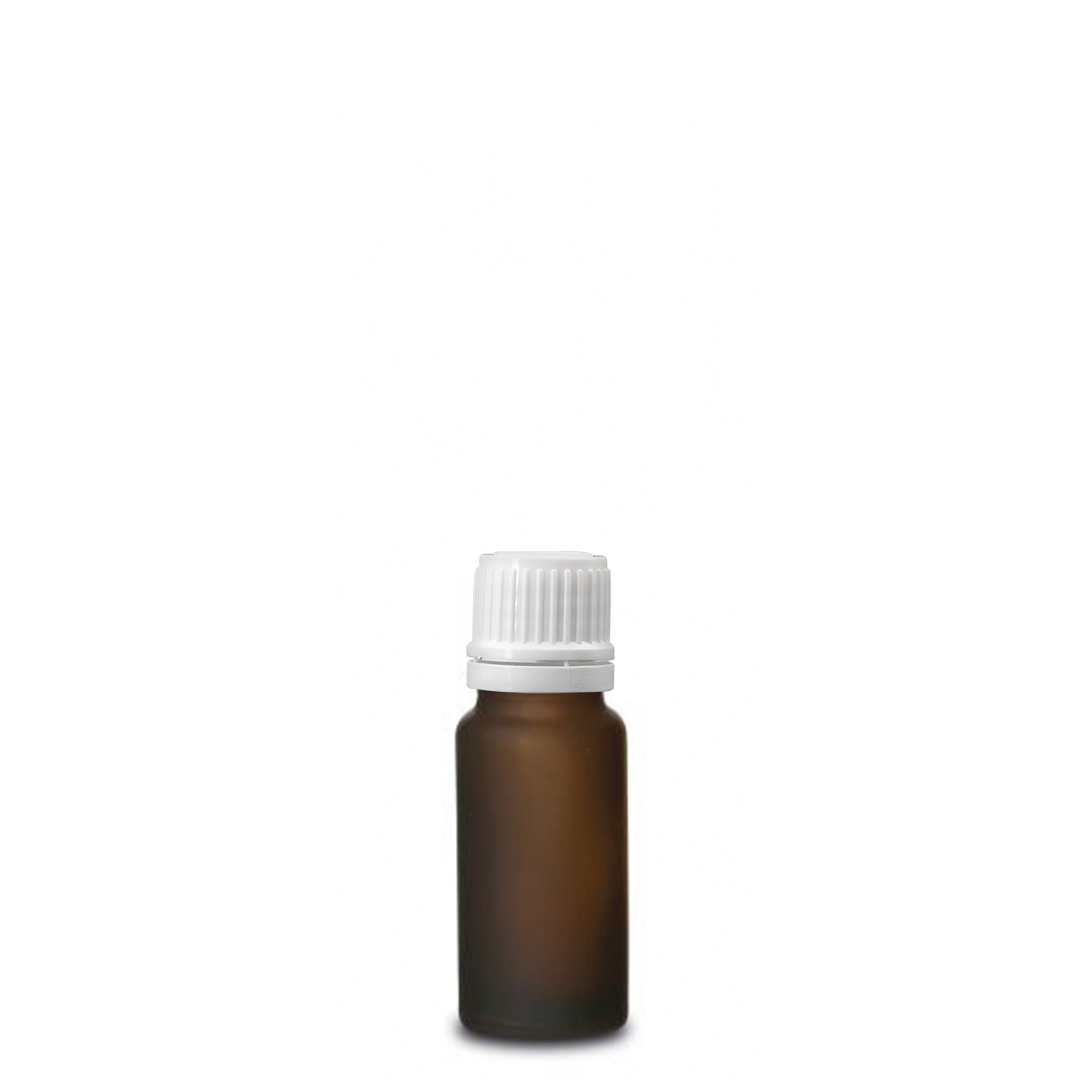 Frasco medicinal de 10 ml, vidrio, marrón esmerilado, boca: DIN 18