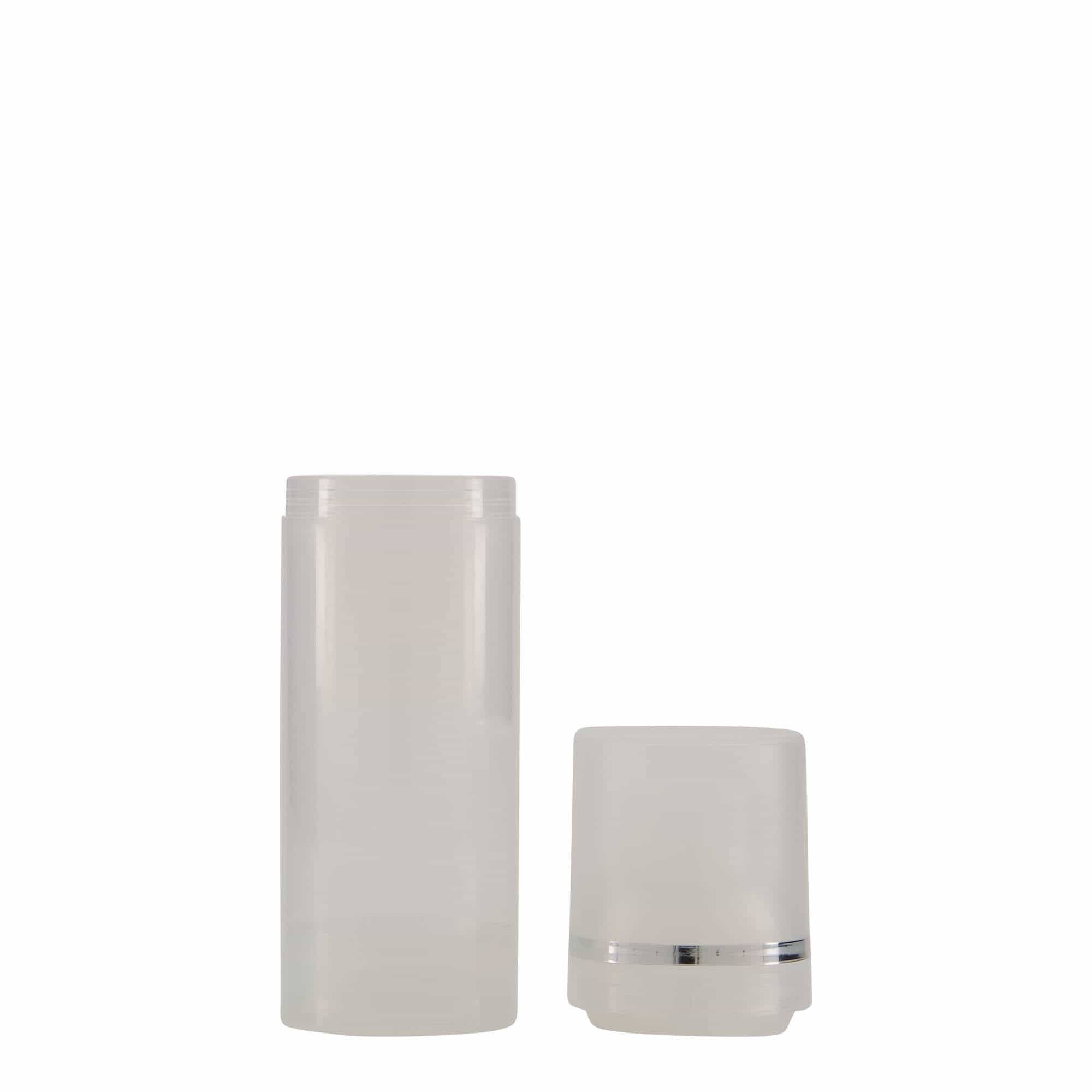 Dispensador Airless 'Mezzo' de 50 ml, plástico de PP, natural