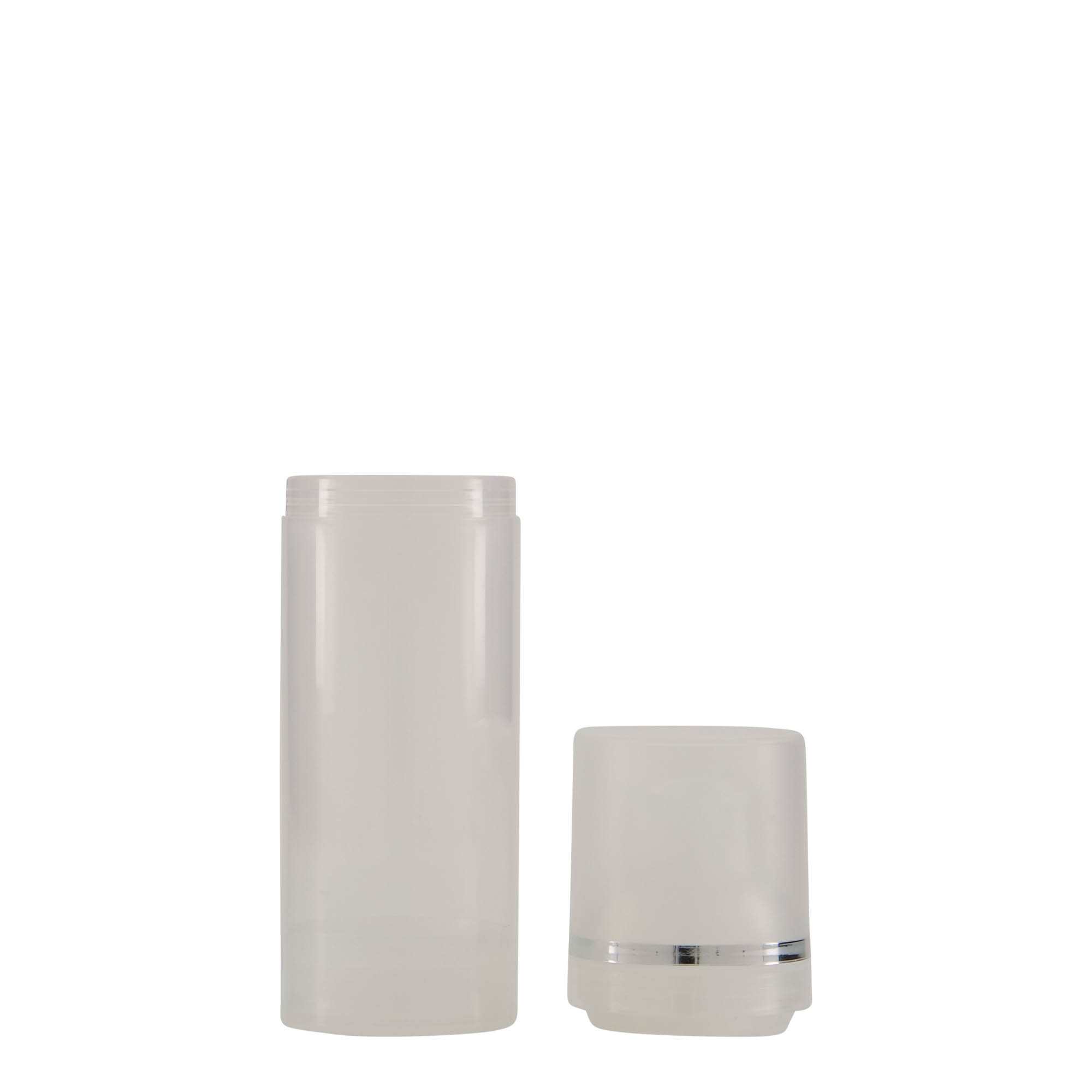 Dispensador Airless de 50 ml 'Mezzo', plástico PP, natural Dispensador Airless de 50 ml 'Mezzo', plástico PP, natural