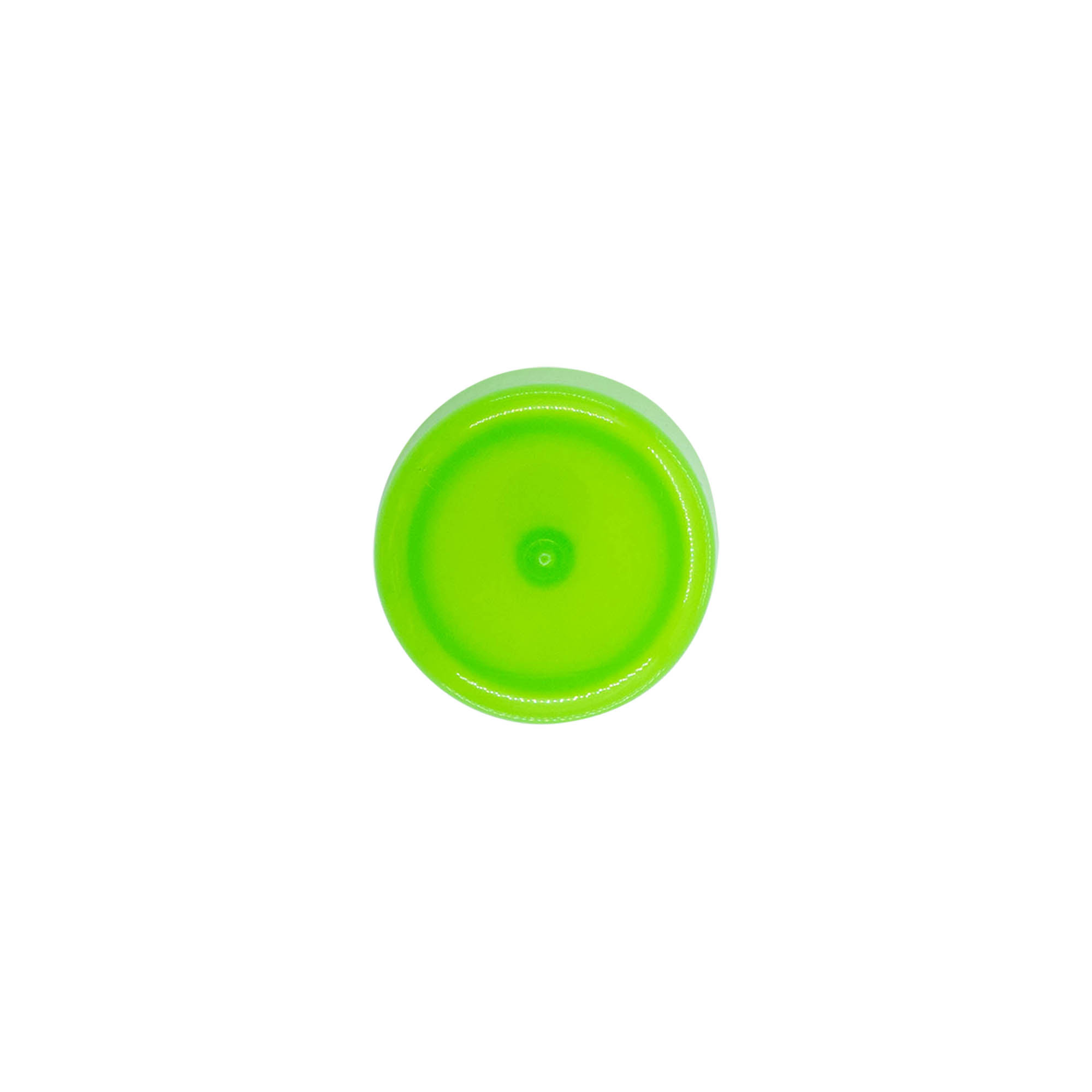 Tapa de rosca con inserto para jeringa, plástico PP, verde, para boquilla: 24/410 Tapa de rosca con inserto para jeringa, plástico PP, verde, para boquilla: 24/410