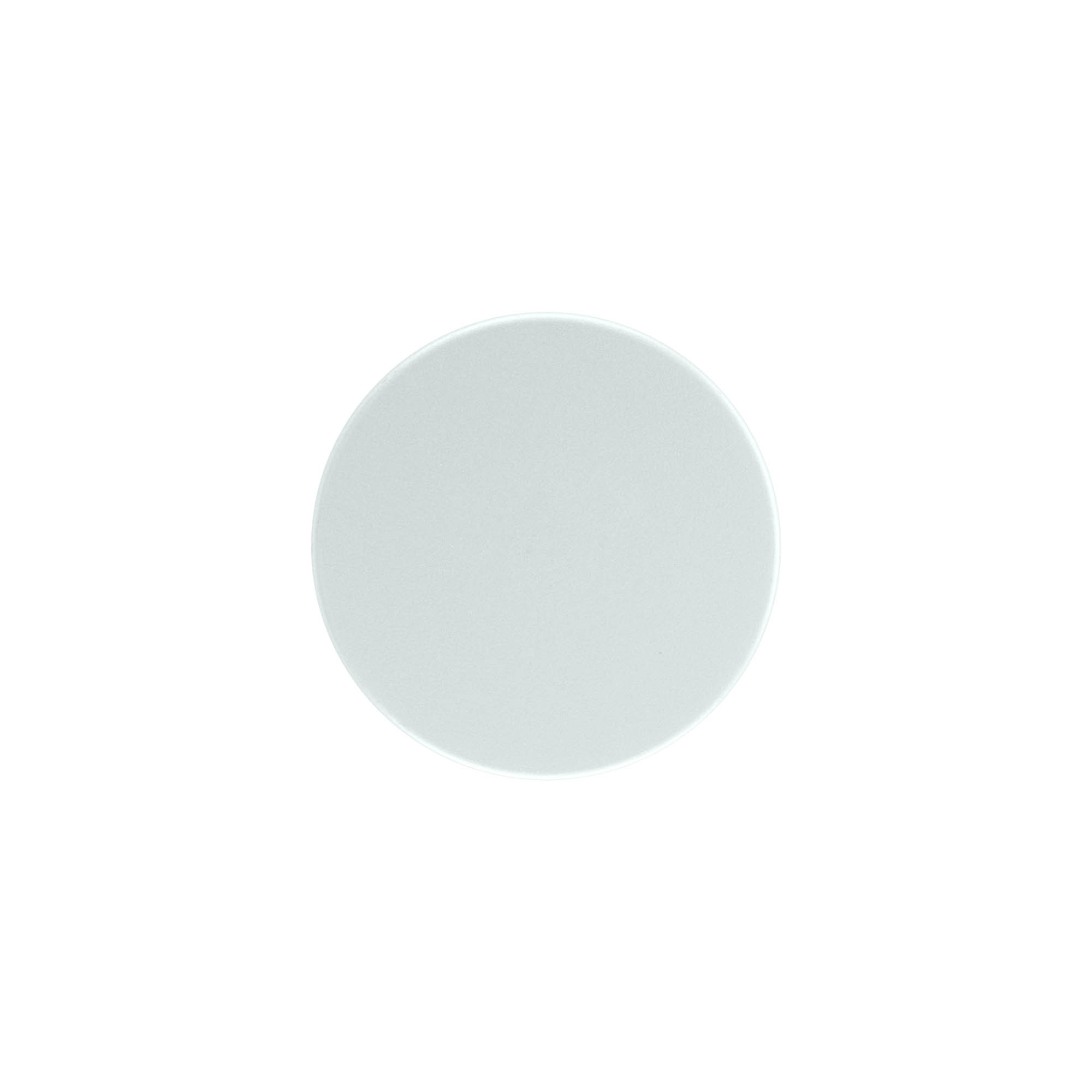 Cabezal de bomba dispensadora airless "Mezzo", tipo D, plástico PP, blanco con tapa plateada mate metalizada