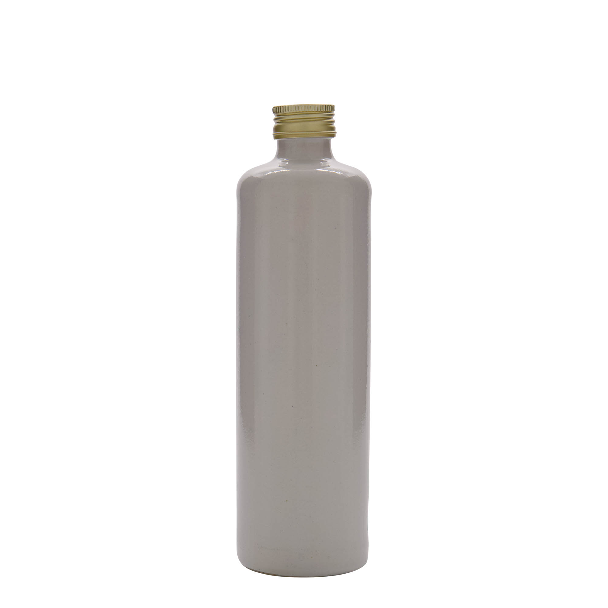 Jarra de barro de 500 ml, gres, blanca, boca: PP 31,5