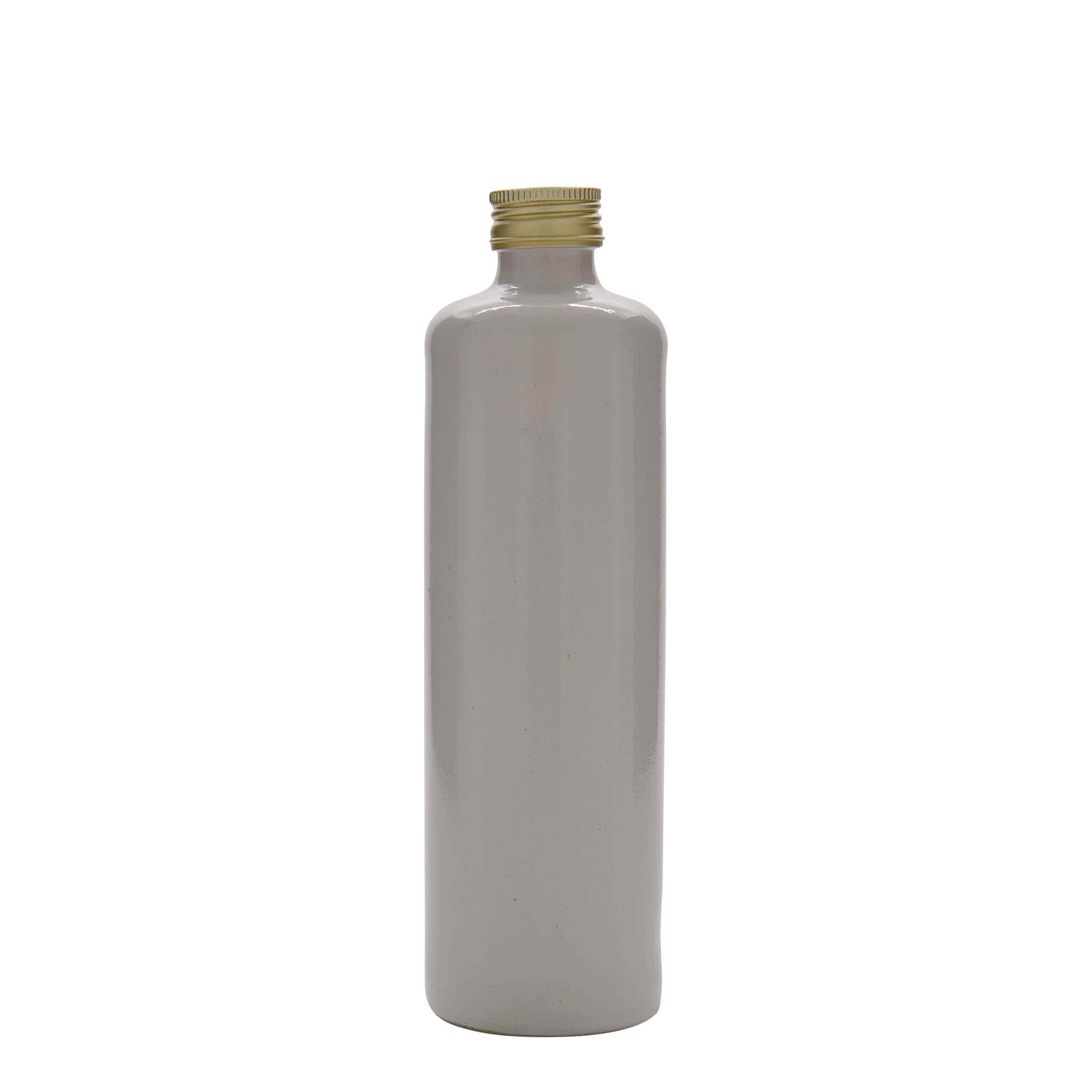 Jarra de barro de 500 ml, gres, blanca, boca: PP 31,5