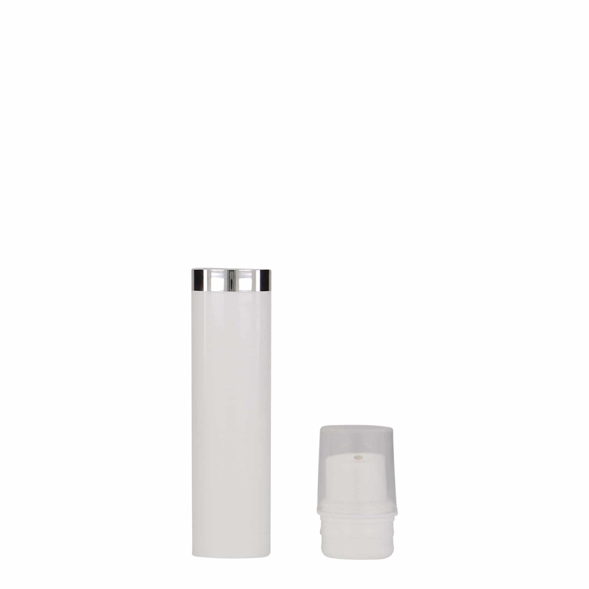 Dispensador Airless de 15 ml 'Nano', plástico PP, blanco