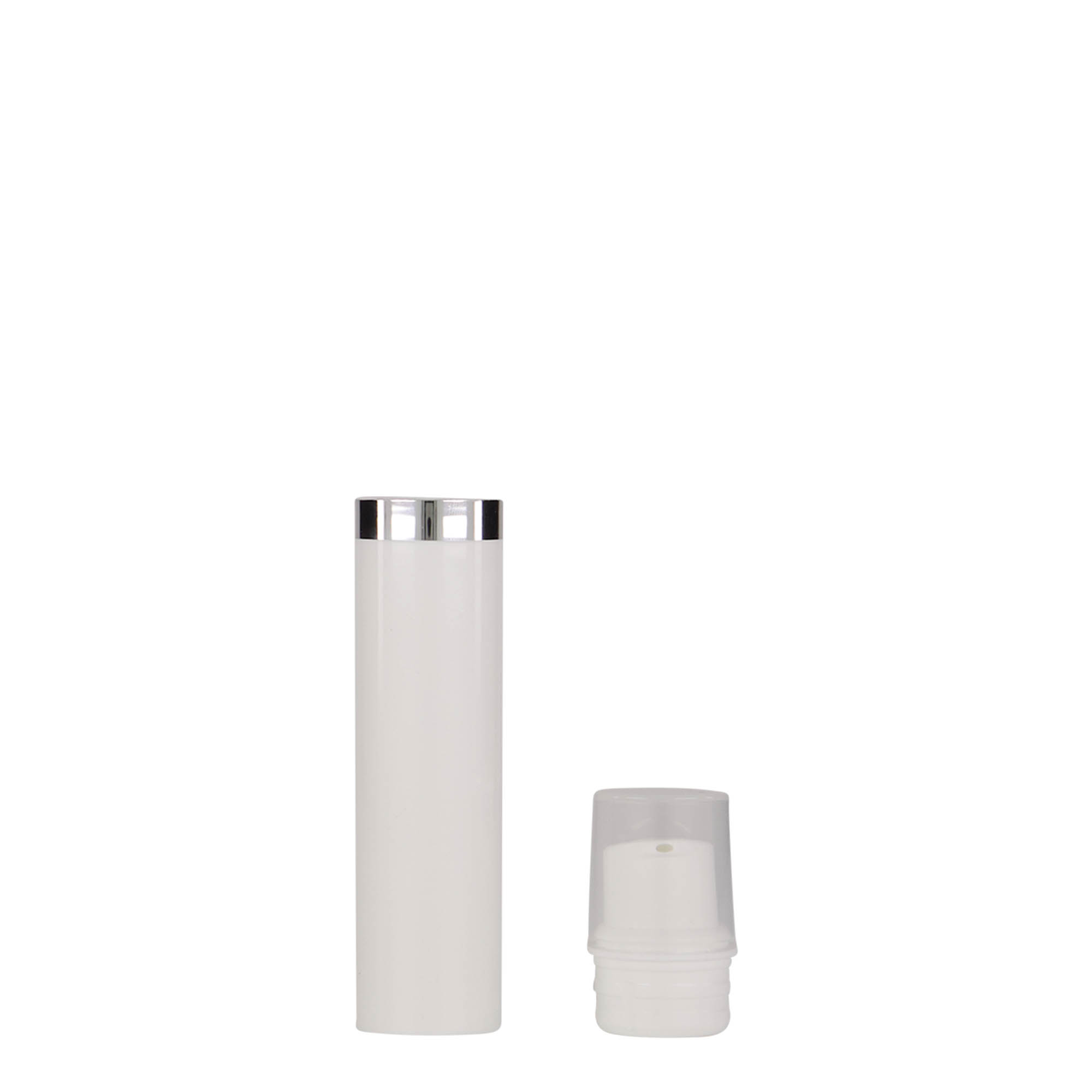 Dispensador Airless de 15 ml 'Nano', plástico PP, blanco Dispensador Airless de 15 ml 'Nano', plástico PP, blanco