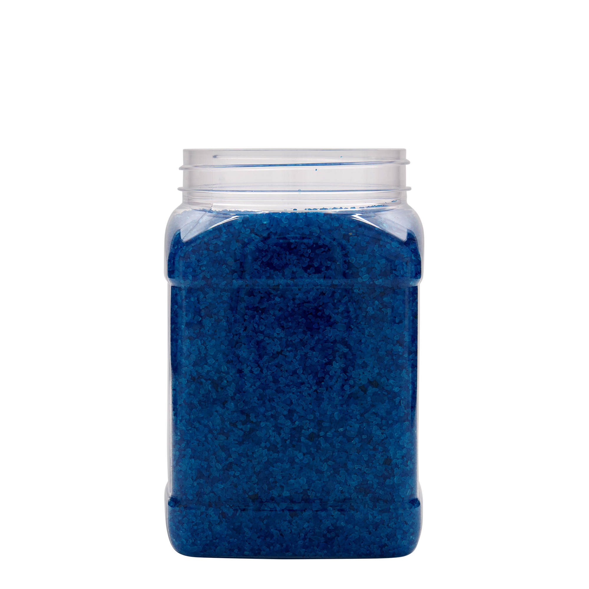 1.500 ml lata PET 'Dana', cuadrada, plástico, boca: 100/400