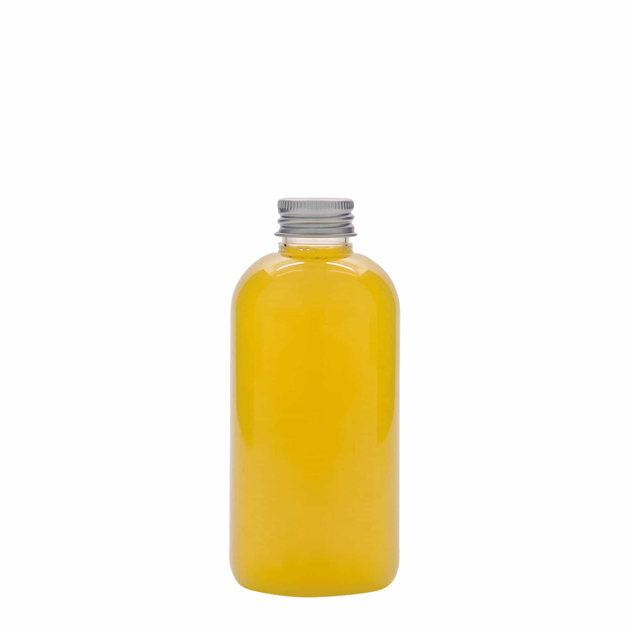 Botella de PET 'Boston' de 200 ml, plástico, boca: 24/410
