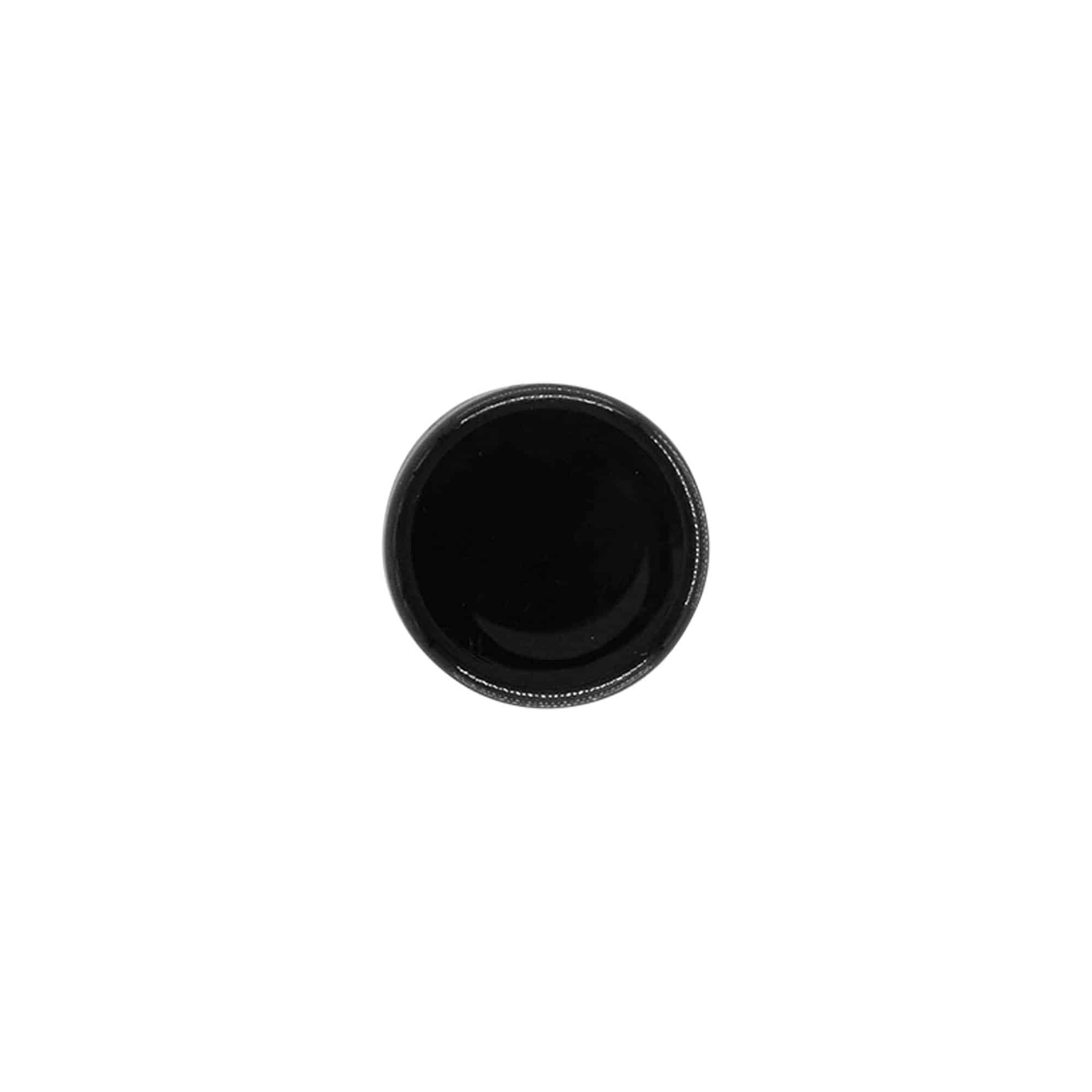 Tapón de rosca, plástico de PP, negro, para boca: 20/410