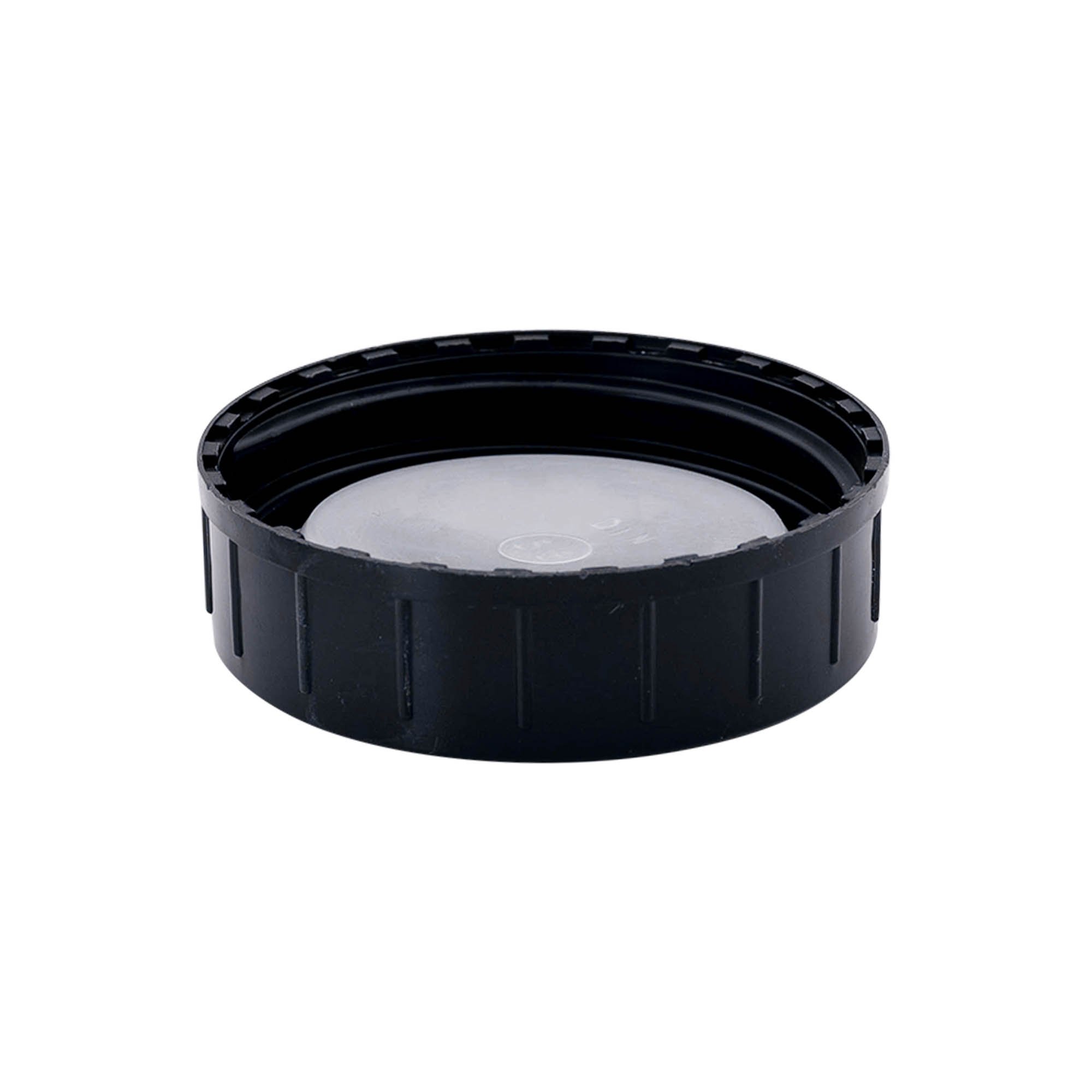 Tapón roscado, plástico PP, negro, para boca: DIN 55