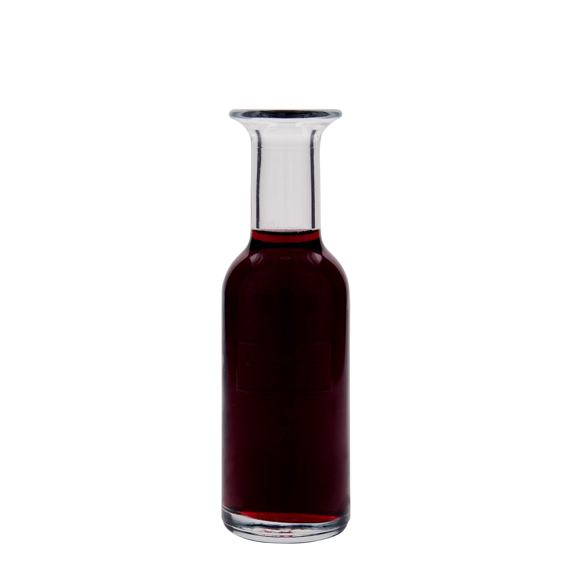 Botella de vidrio de 250 ml 'Optima Fine Wine', boca: corcho