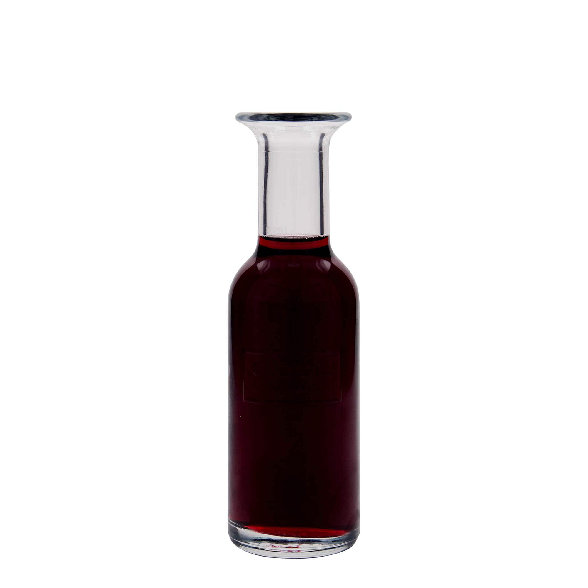 Botella de vidrio de 250 ml «Optima Fine Wine», boca: corcho