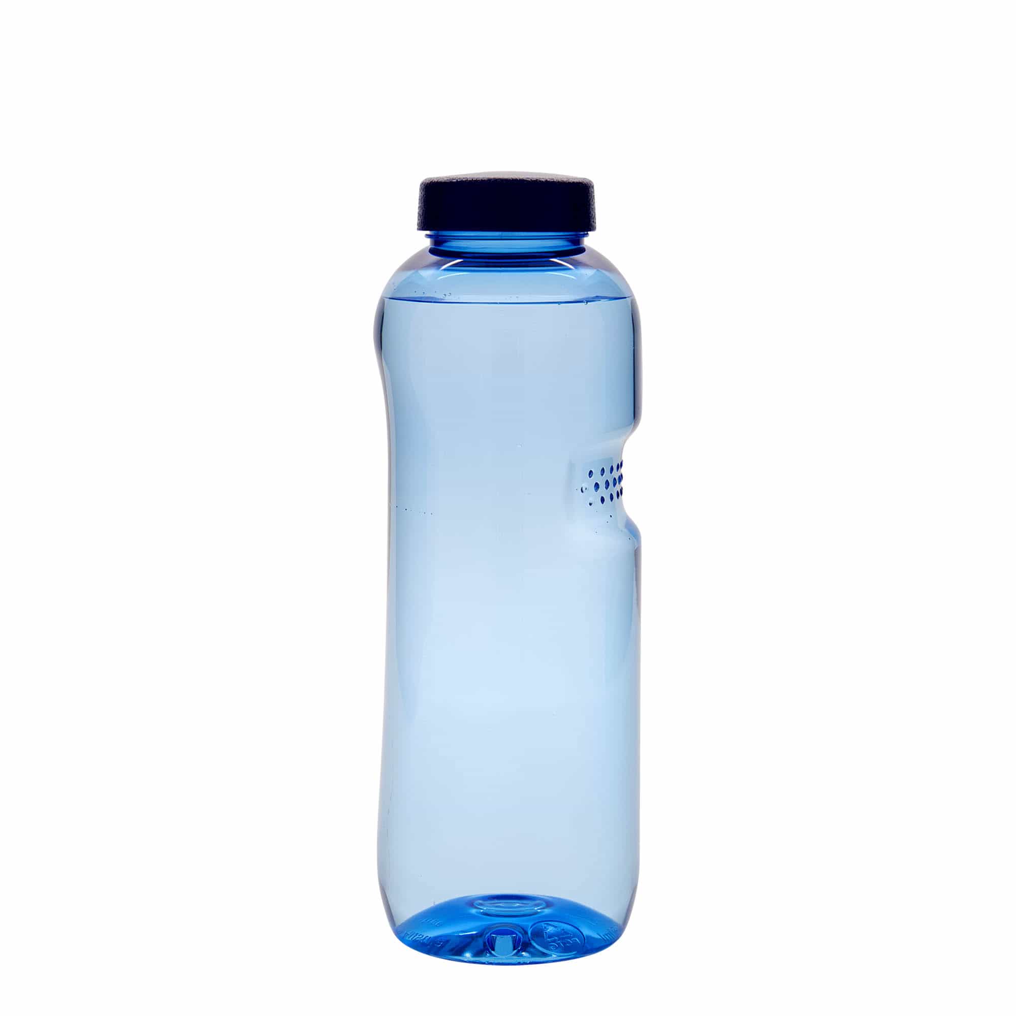 Botella de agua de PET 'Kavodrink' de 750 ml, plástico, azul