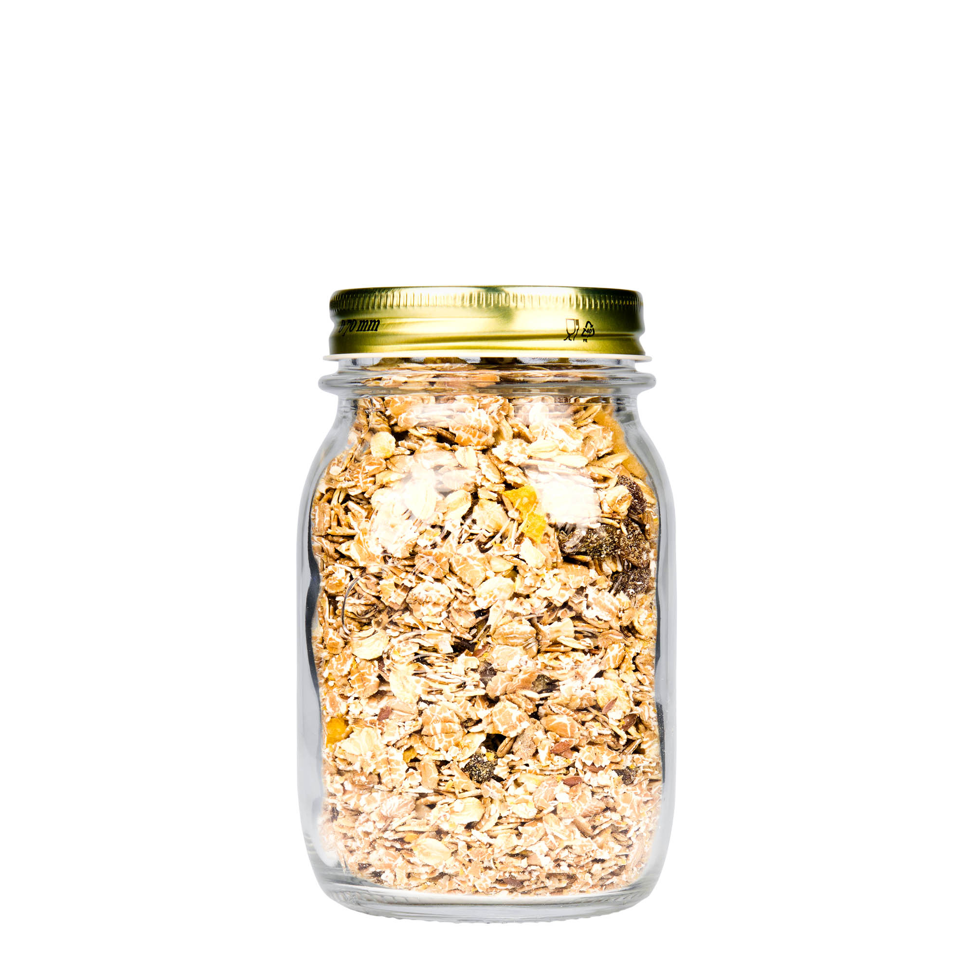 500 ml frasco de vidrio 'Quattro Stagioni', boca: cierre de rosca