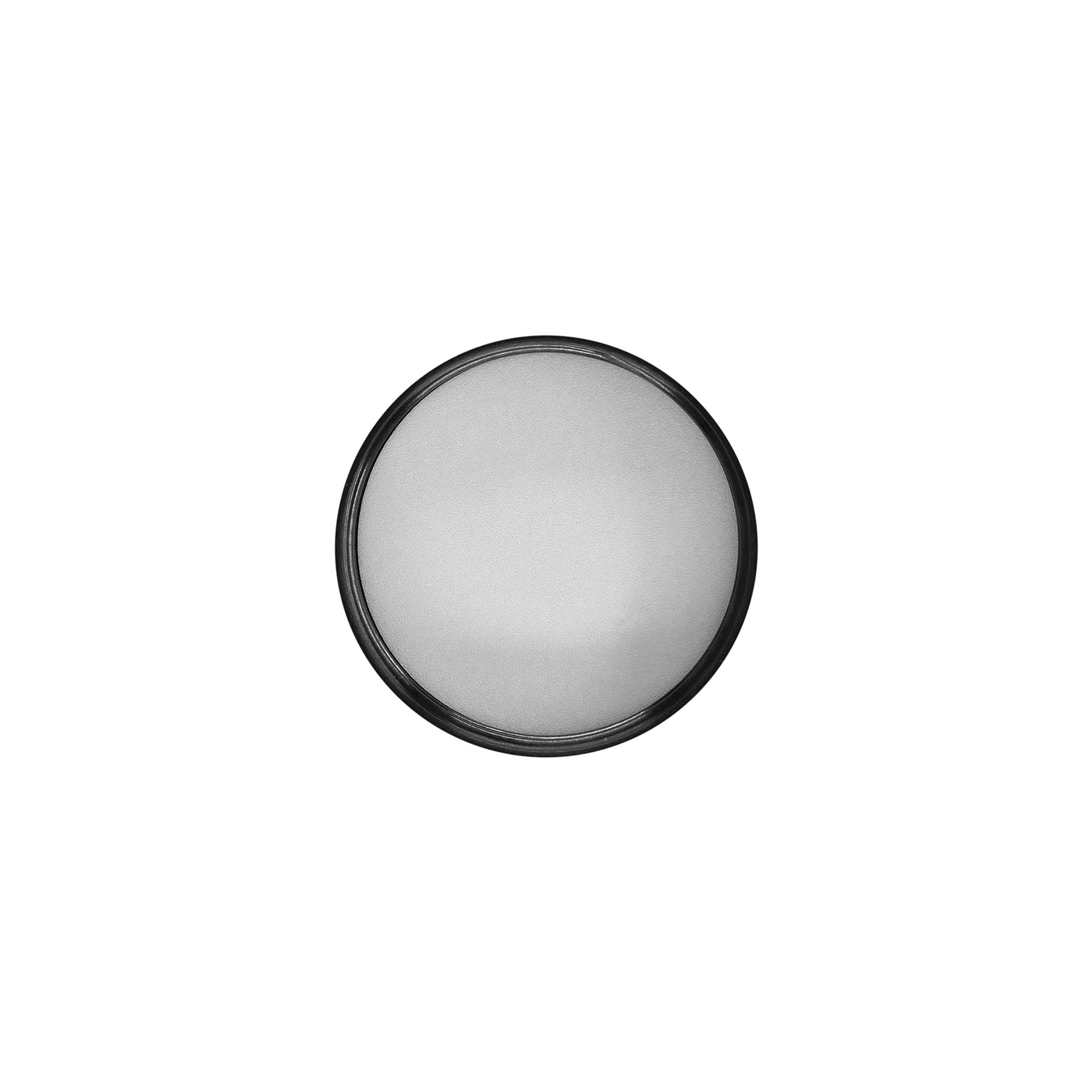 Tapa de rosca para 120 ml 'Brown Line', plástico HPM, negro