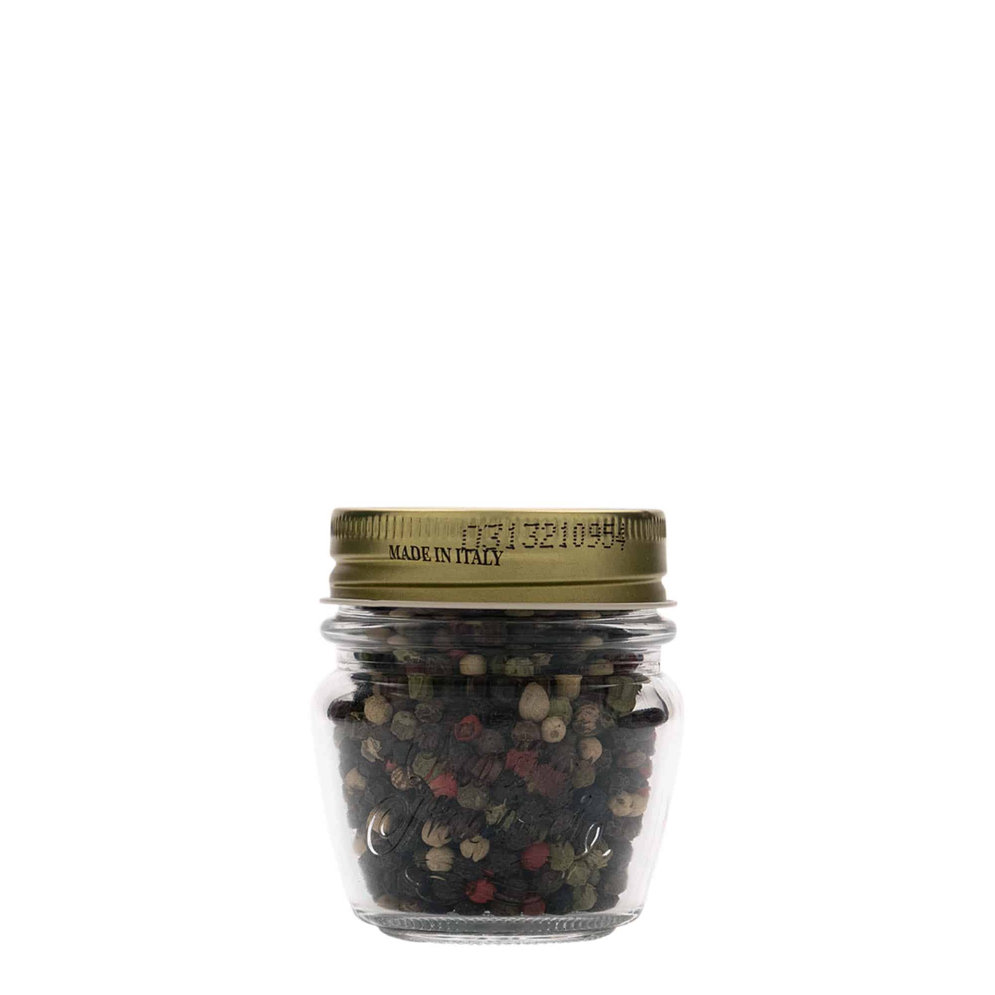80 ml tarro para joyas 'Quattro Stagioni', boca: cierre de rosca