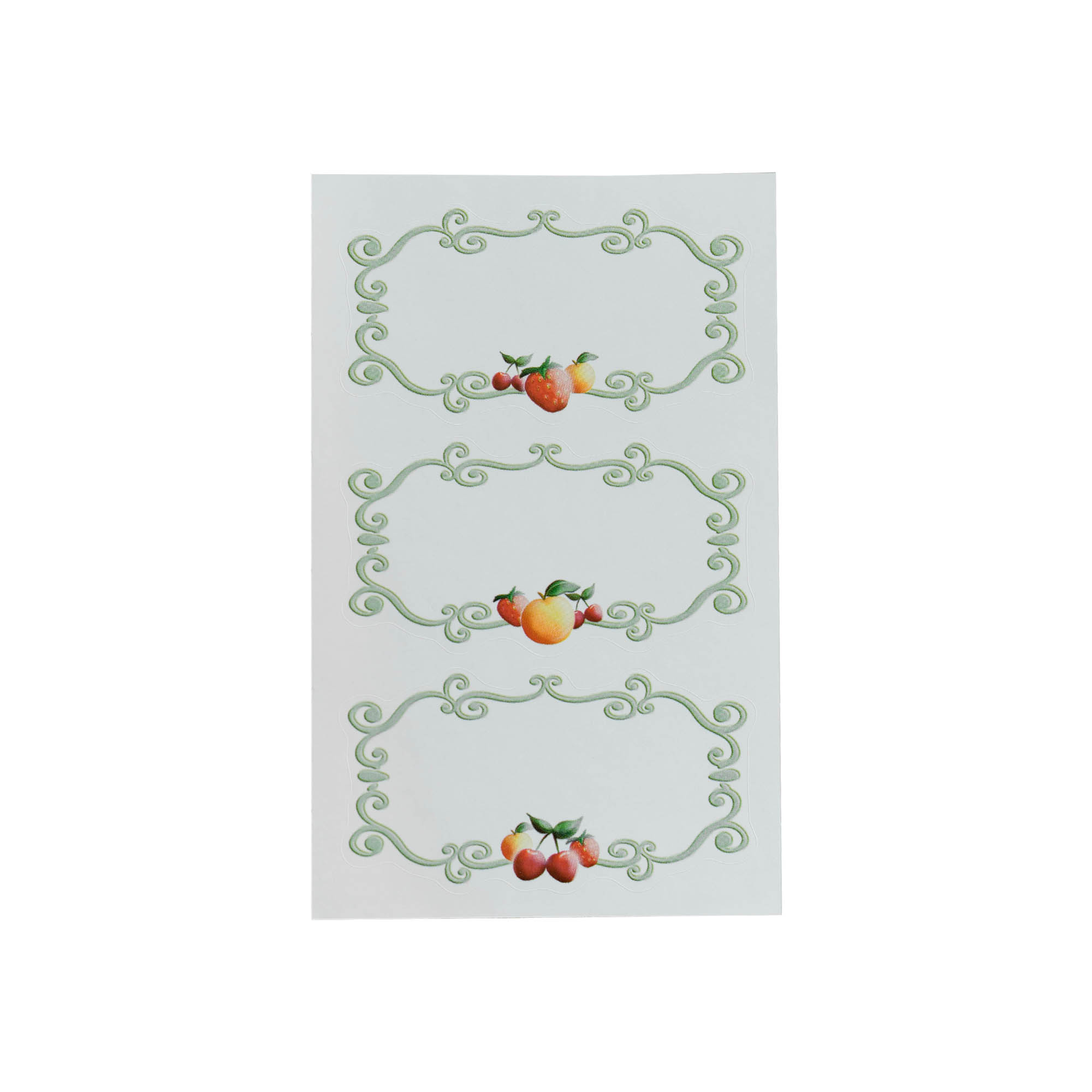 Zweckform Etiquetas 'Marco Frutas', rectangulares, papel, multicolor Zweckform Etiquetas 'Marco Frutas', rectangulares, papel, multicolor