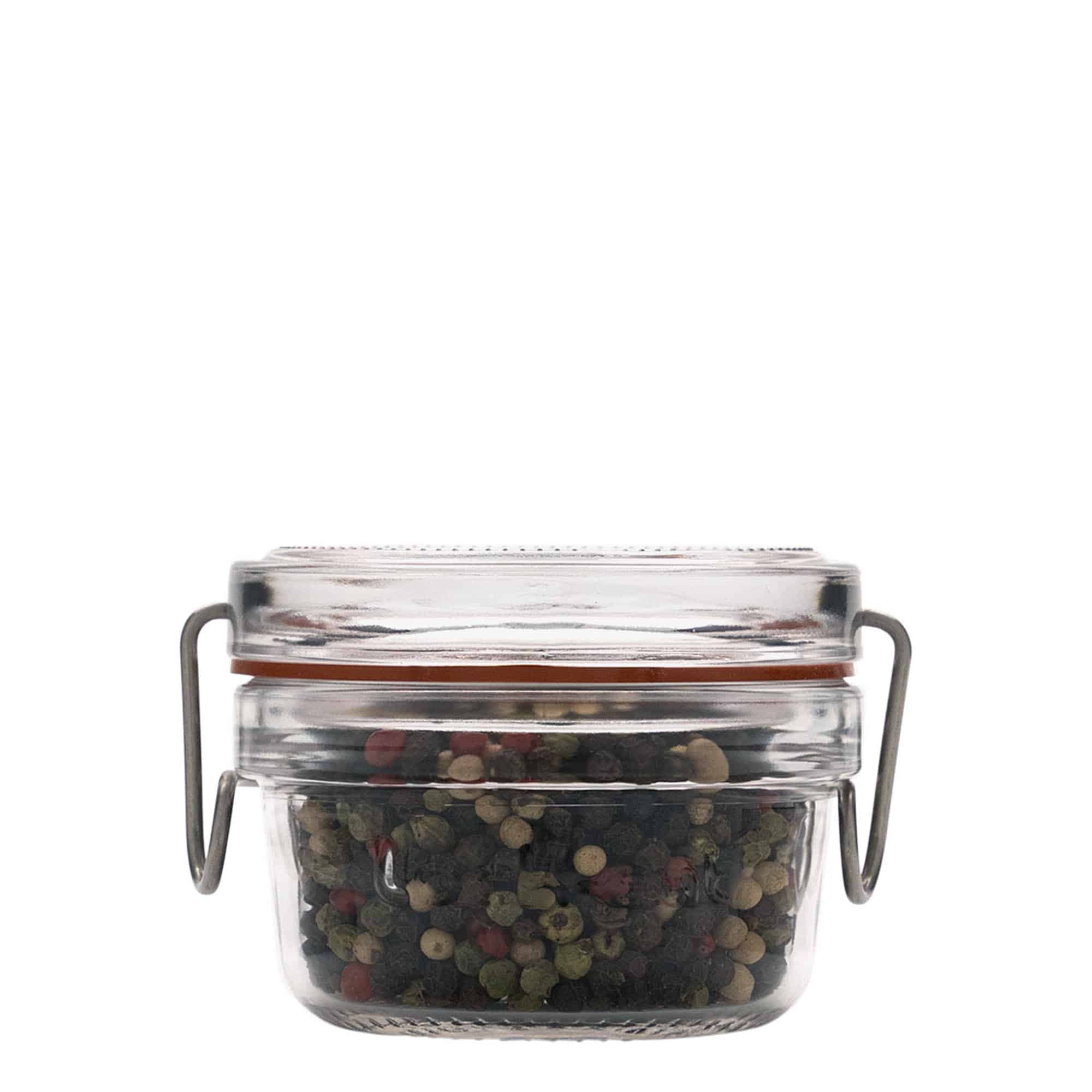 Frasco de cierre de alambre «Lock-Eat» de 80 ml, boca: cierre de alambre
