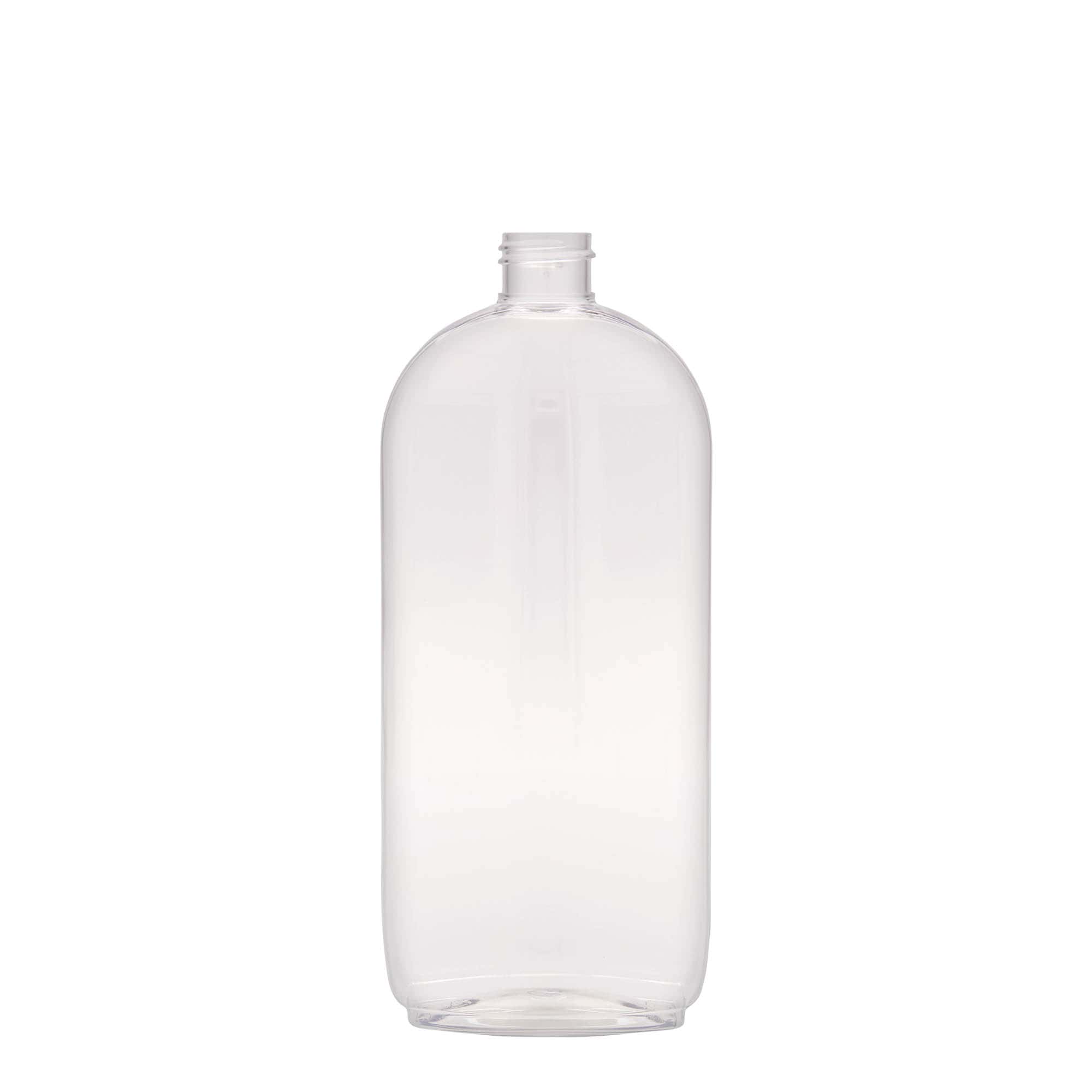 Botella de PET 'Iris' de 500 ml, ovalada, plástico, boca: GPI 24/410 Botella de PET 'Iris' de 500 ml, ovalada, plástico, boca: GPI 24/410