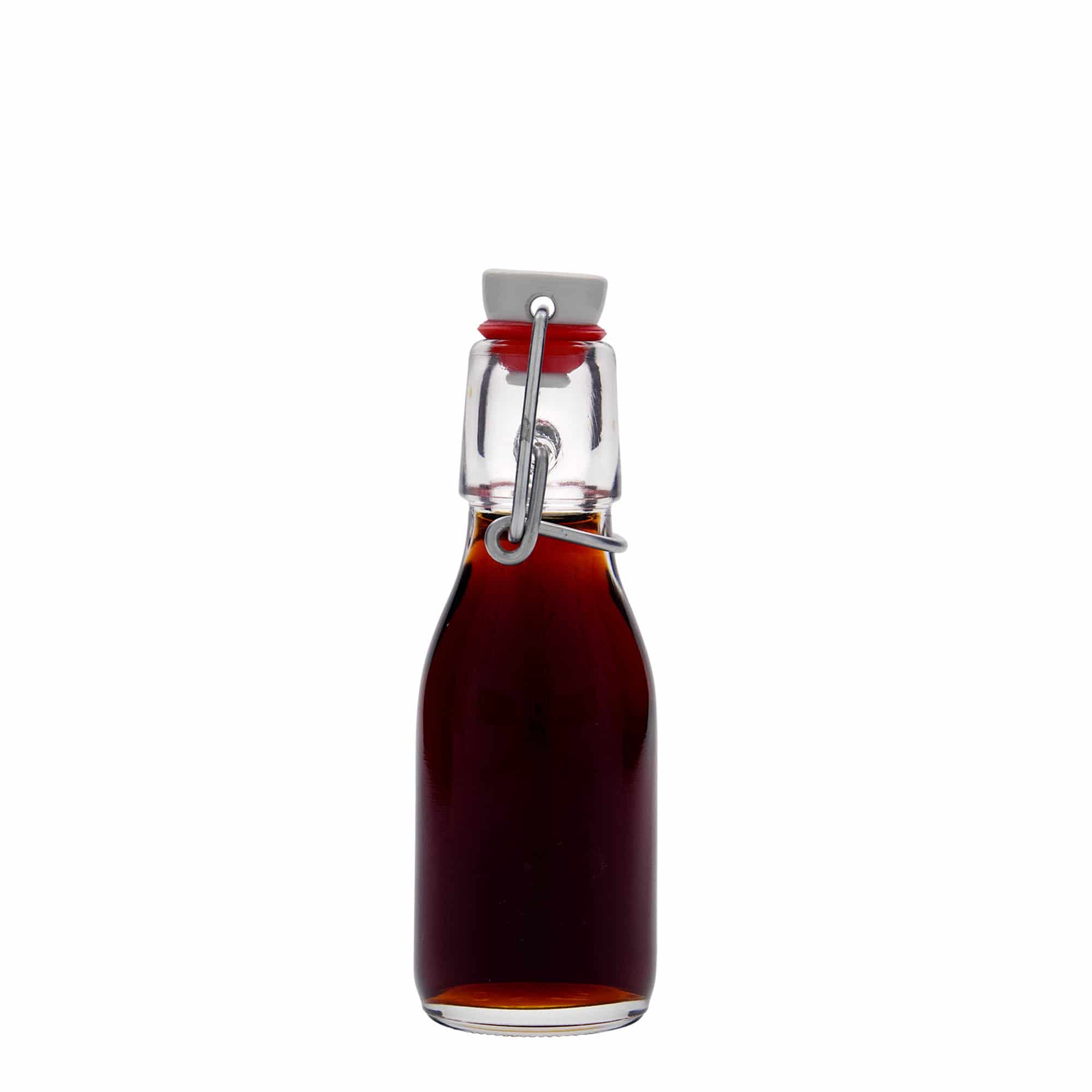 Botella de cristal de 100 ml «Paul», boca: cierre de palanca
