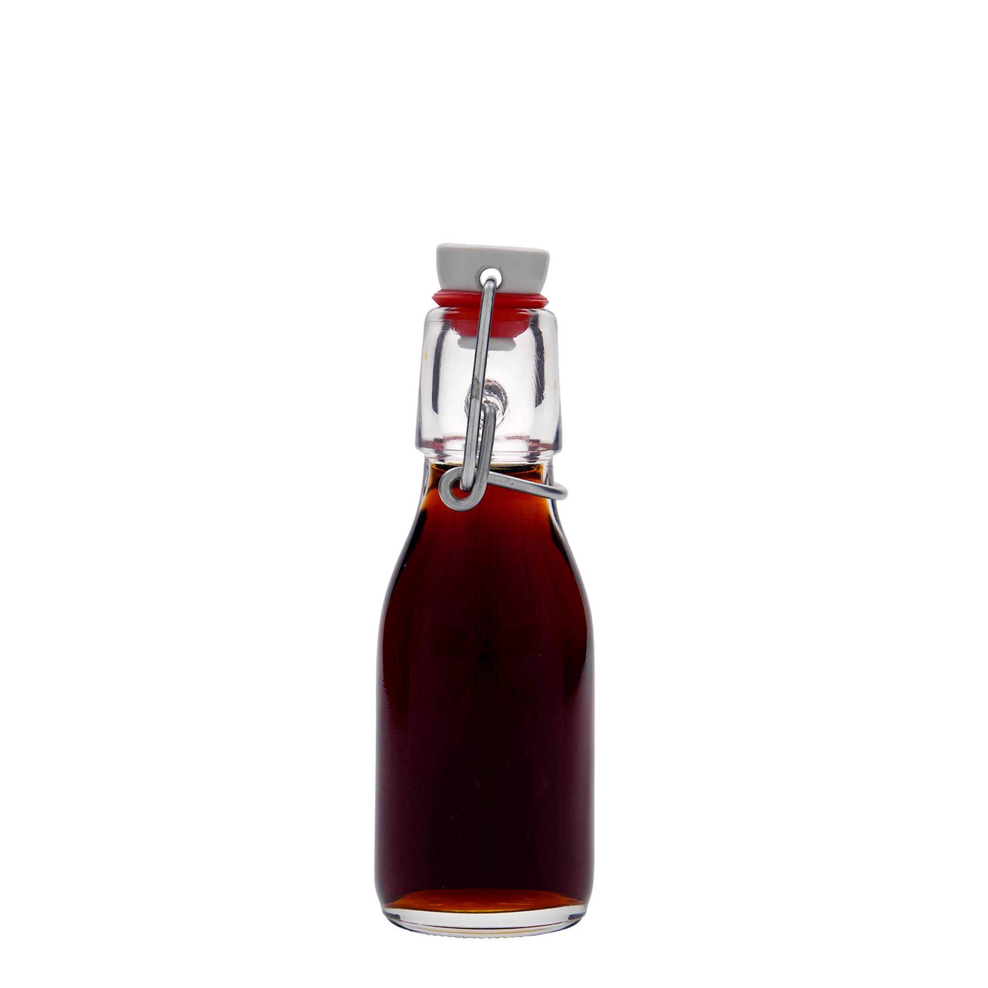 Botella de cristal de 100 ml «Paul», boca: cierre de palanca