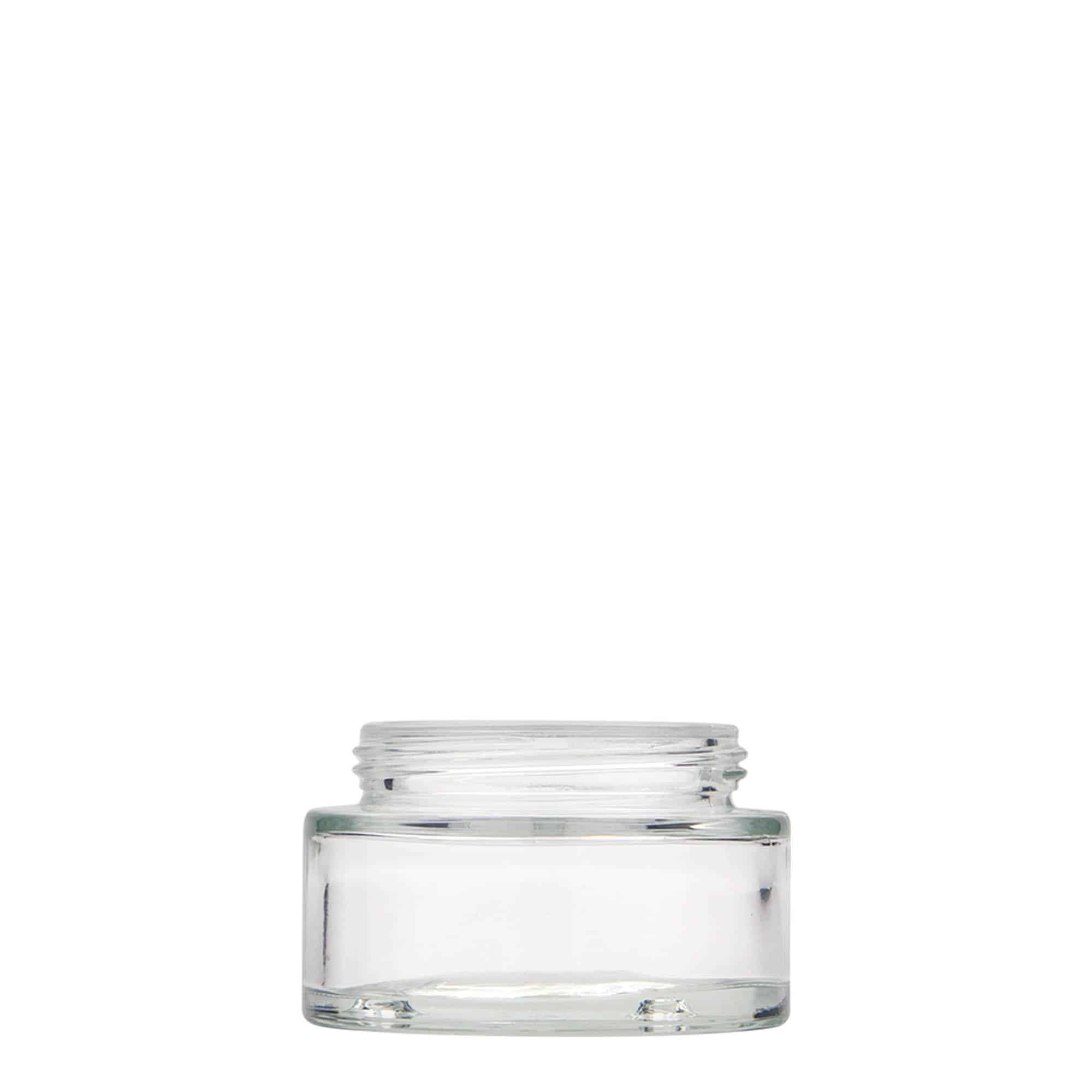 Bote 'Clear Edition' de 50 ml, vidrio, boca: tapón de rosca