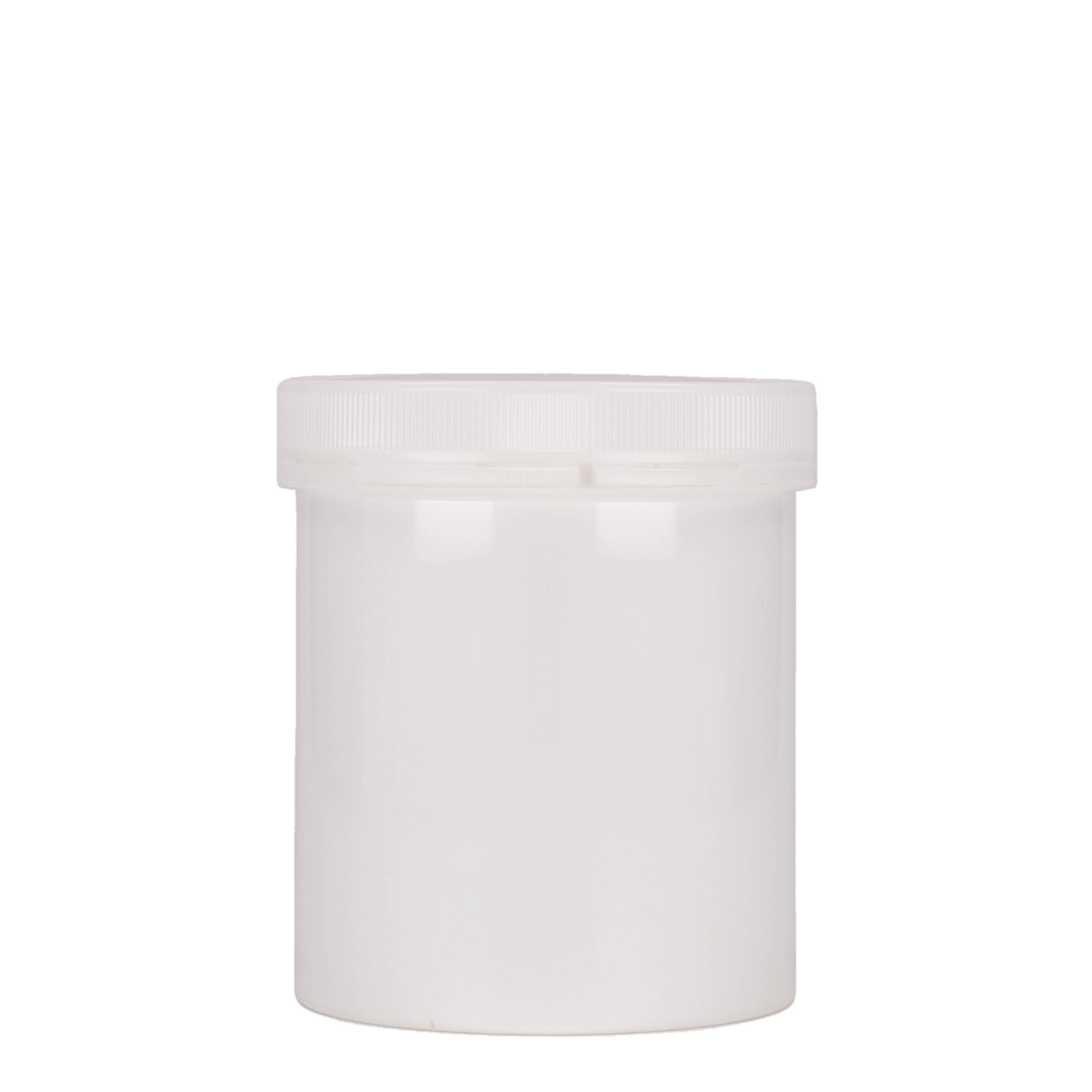 Bote de plástico 'Securilock' de 500 ml, PP, blanco, boca: tapón de rosca