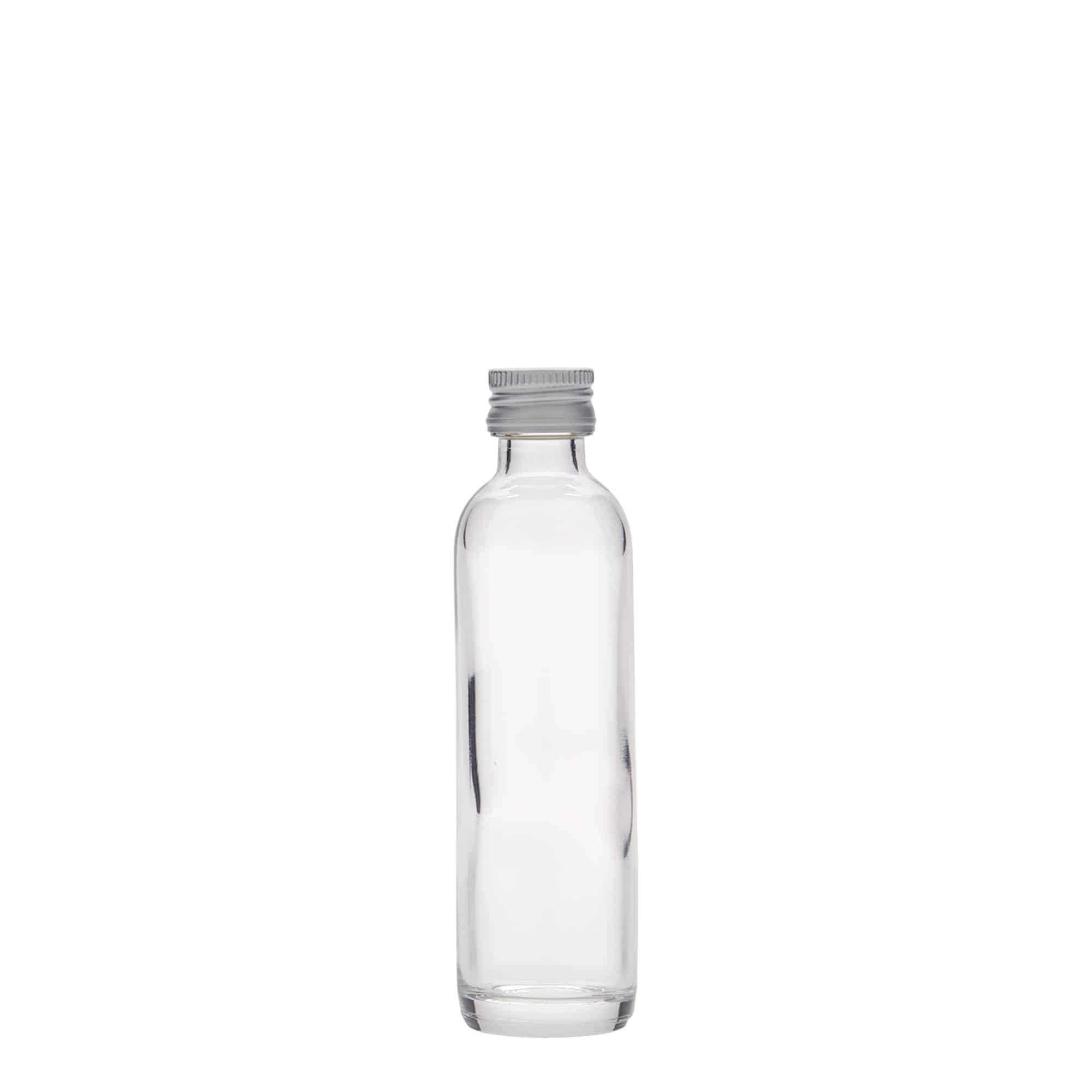 Botella cilíndrica de 40 ml, vidrio, boca: PP 18