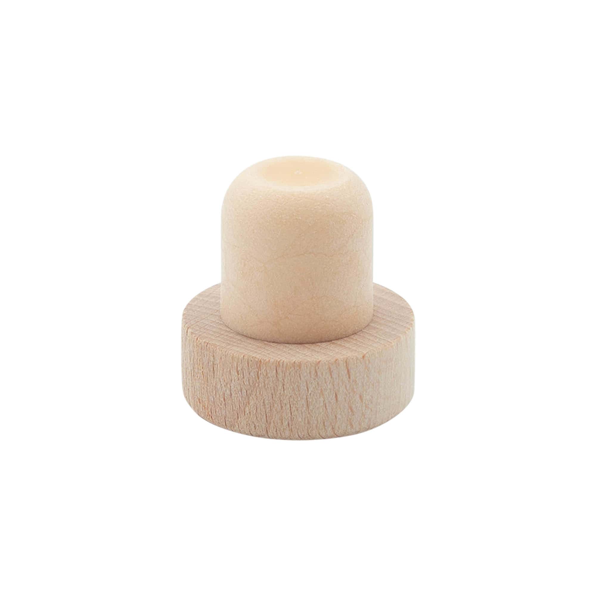 Tapón de corcho con asa 22,1 mm, madera/plástico, para boca: corcho