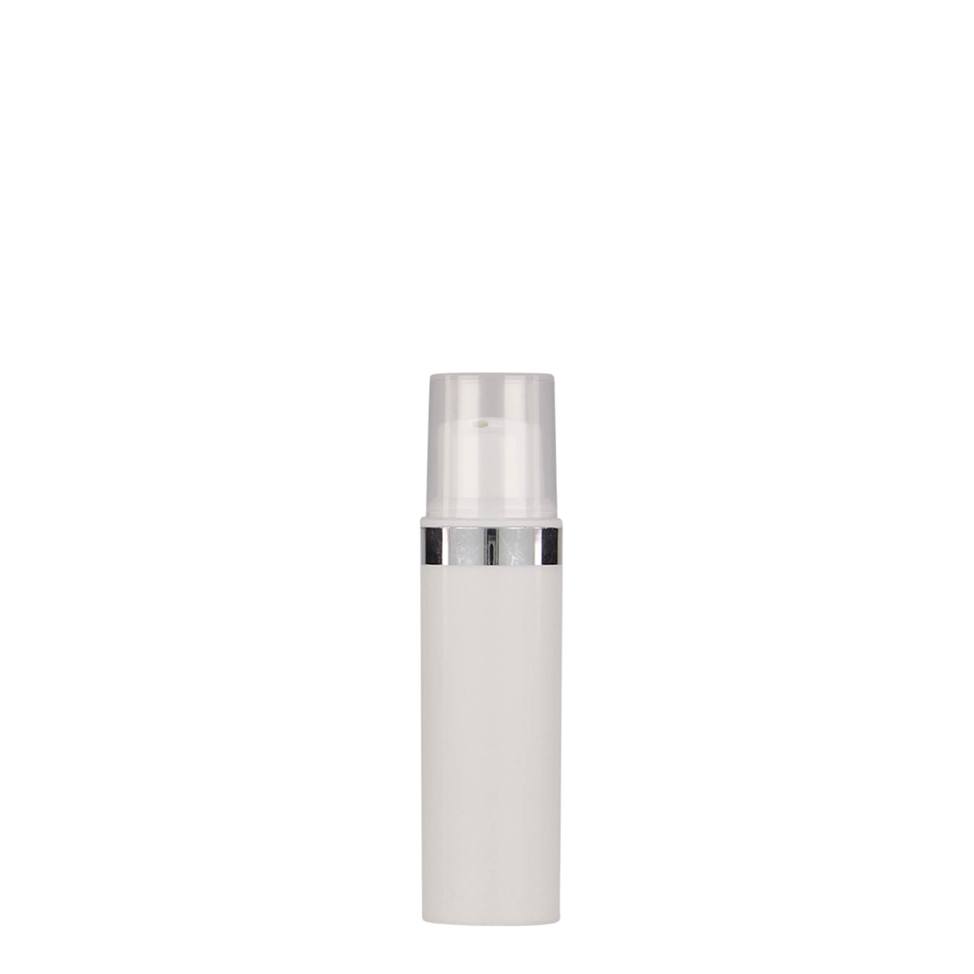 Dispensador Airless de 10 ml 'Nano', plástico PP, blanco Dispensador Airless de 10 ml 'Nano', plástico PP, blanco