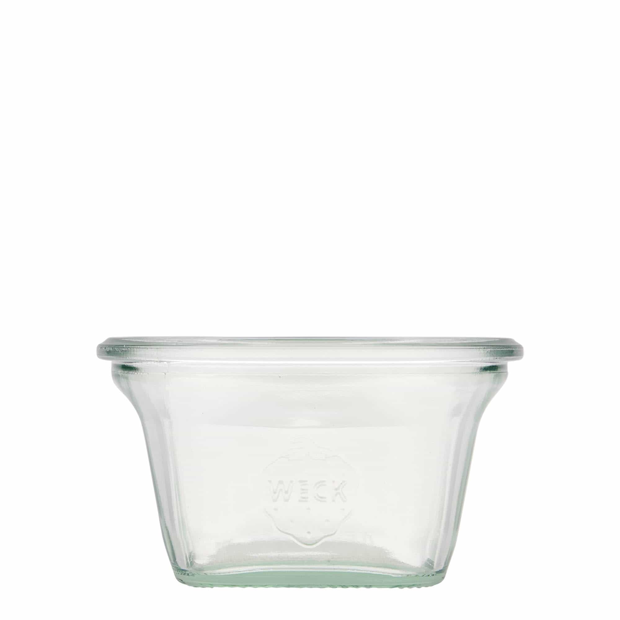 Tarro Quadro WECK de 290 ml, cuadrada, boca: borde redondo