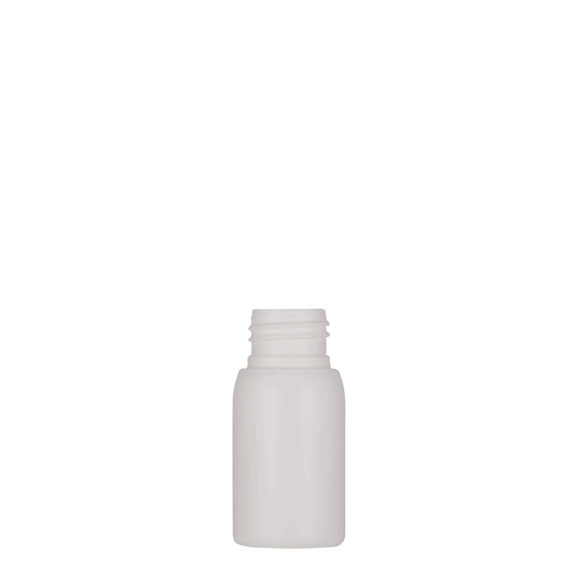 Botella de plástico 'Tuffy' de 30 ml, HDPE, blanco, boca: GPI 24/410 Botella de plástico 'Tuffy' de 30 ml, HDPE, blanco, boca: GPI 24/410