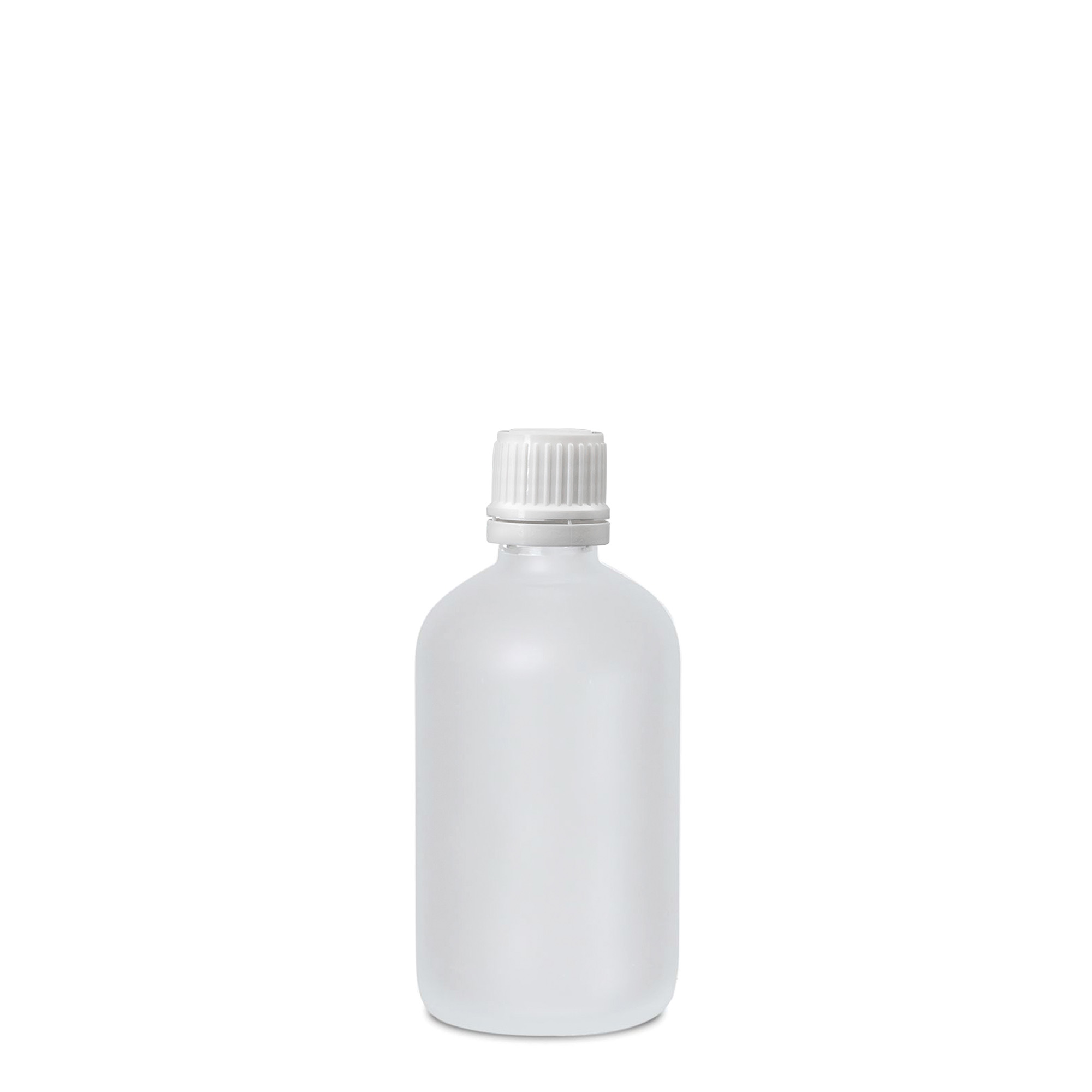 100 ml frasco medicinal, vidrio, esmerilado, boca: DIN 18