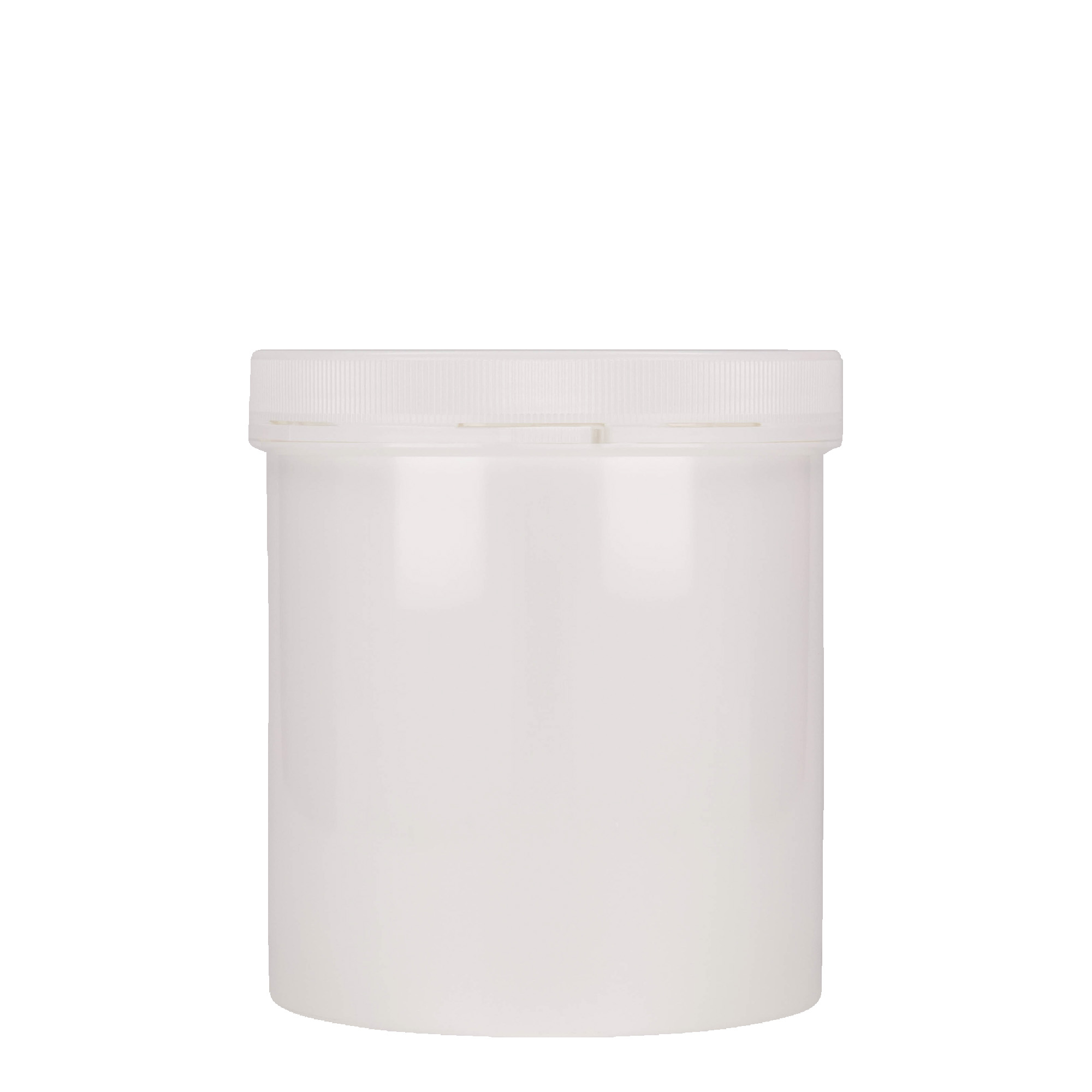 1.000 ml bote de plástico 'Securilock', PP, blanco, boca: cierre de rosca 1.000 ml bote de plástico 'Securilock', PP, blanco, boca: cierre de rosca