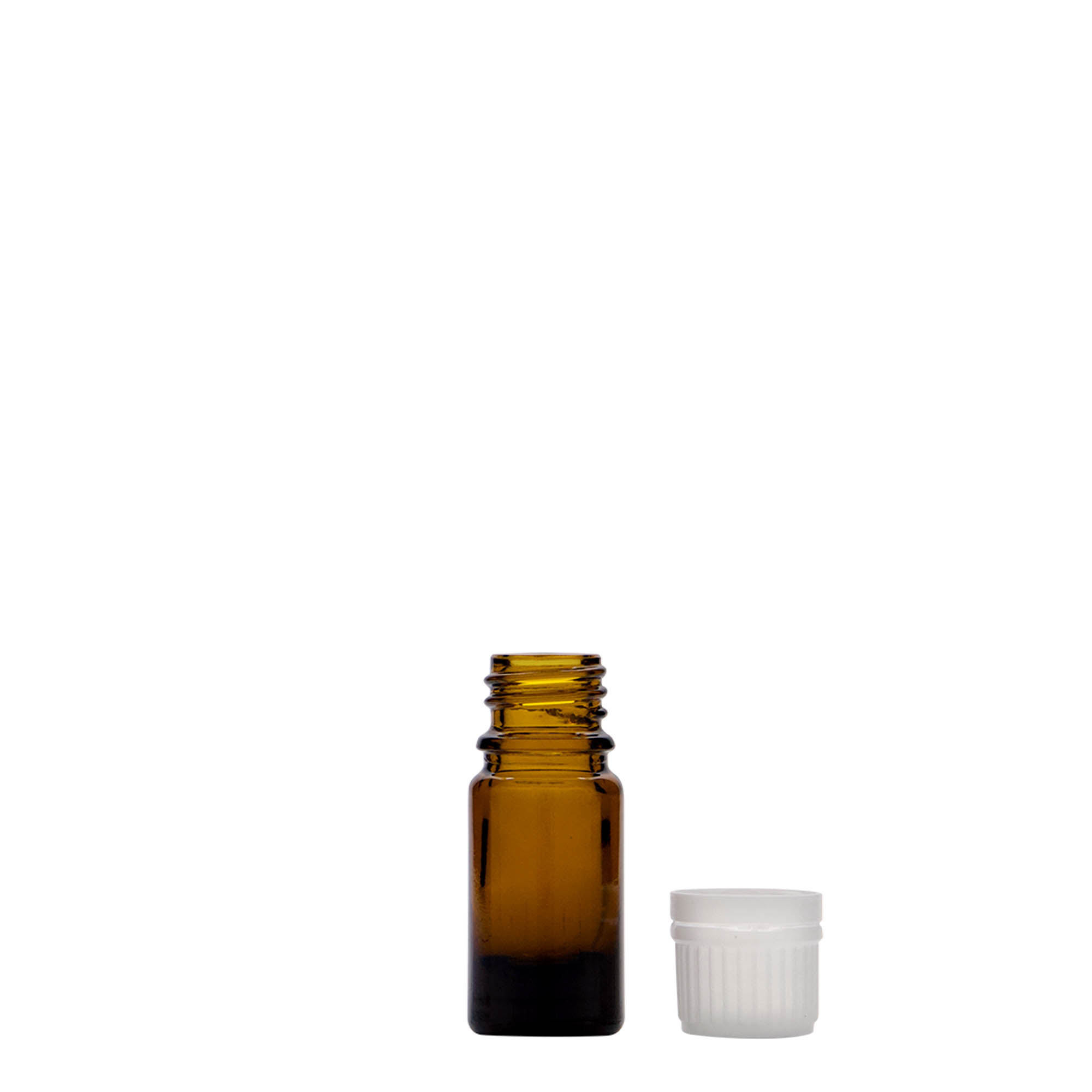 5 ml frasco medicinal, vidrio, marrón, boca: DIN 18