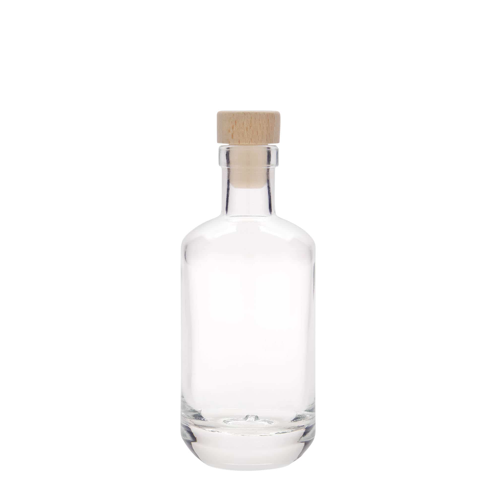 Botella de vidrio de 200 ml 'Vienna', boca: corcho