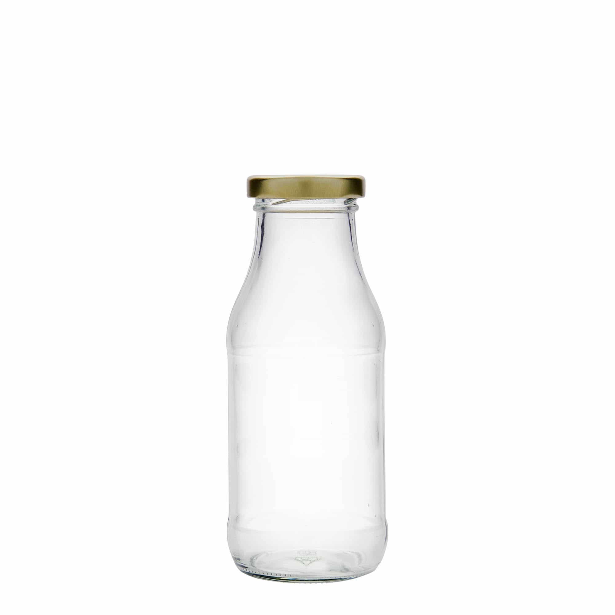 Botella de vidrio Tina de 250 ml, boca: Twist-Off (TO 43)