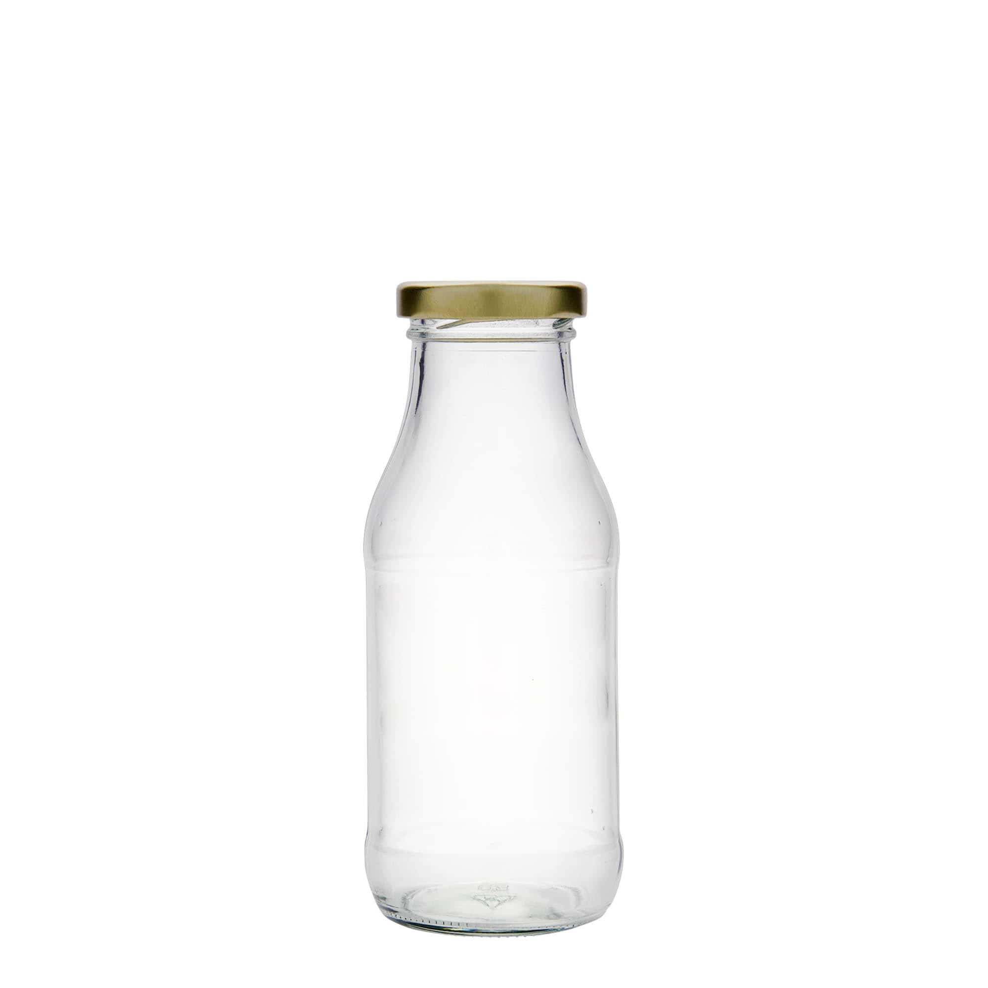 Botella de vidrio Tina de 250 ml, boca: Twist-Off (TO 43)