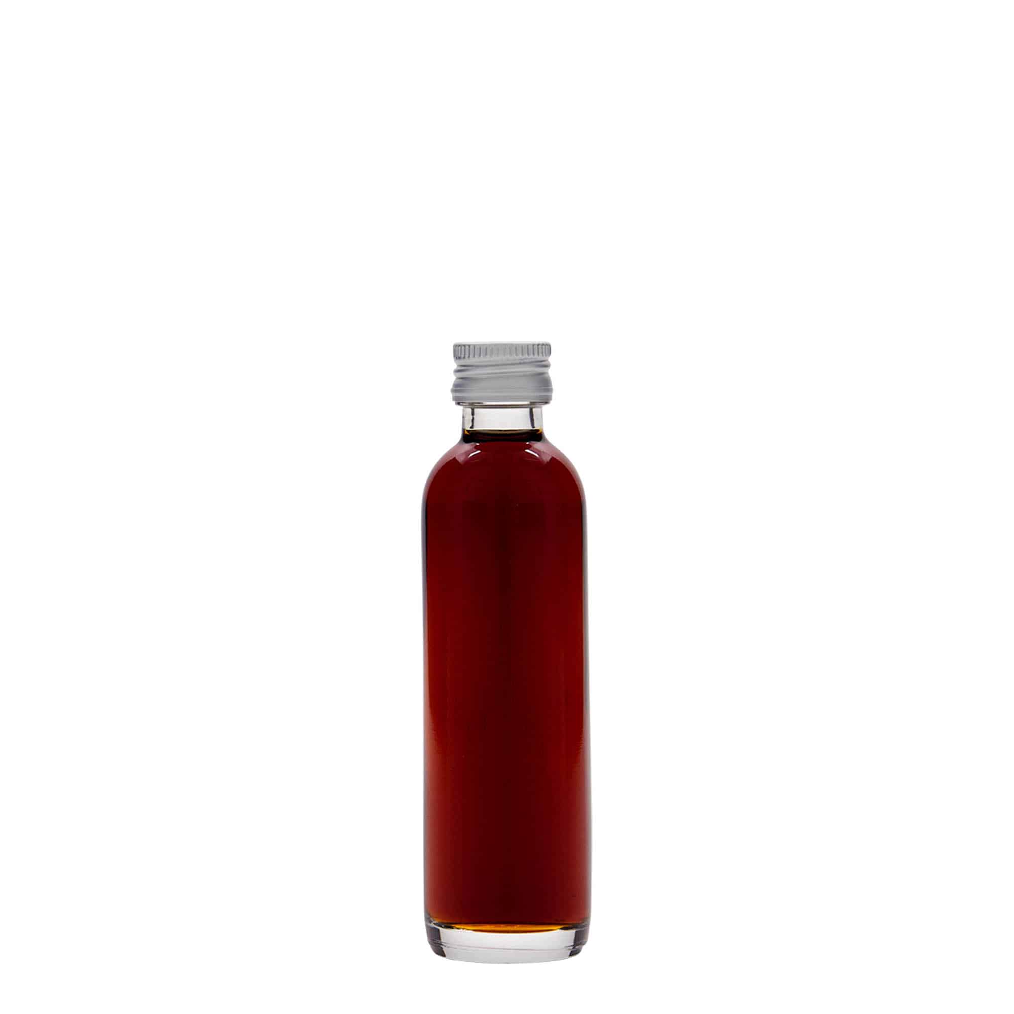 Botella cilíndrica de 40 ml, vidrio, boca: PP 18